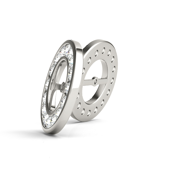   Diamond Earring Jackets 1/4 Carat Total Weight   (Lab-Created) 0.24 C.T.W 10K yellow, white or rose gold - view 2