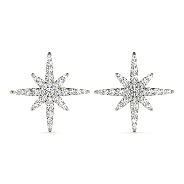 Star Shape Cluster Fashion Earrings | USA Jewels