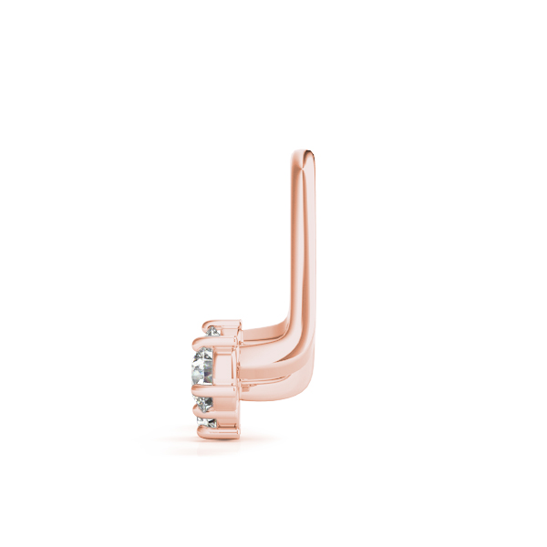   3 STONE JACKETS Earrings .15 Carat Total Weight   (Lab-Created) 0.18 C.T.W 10K yellow, white or rose gold - view 14