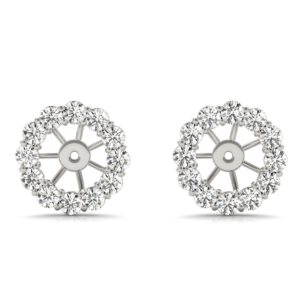 Round Stud Earring Jackets
