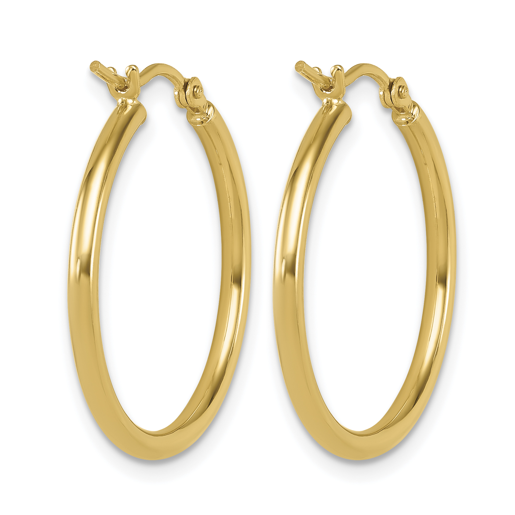  12 mm 14k Yellow Gold Leslie's Gold Classic Polished Hoop Earrings  Unknown Friendly Weight 14K yellow gold - view 53