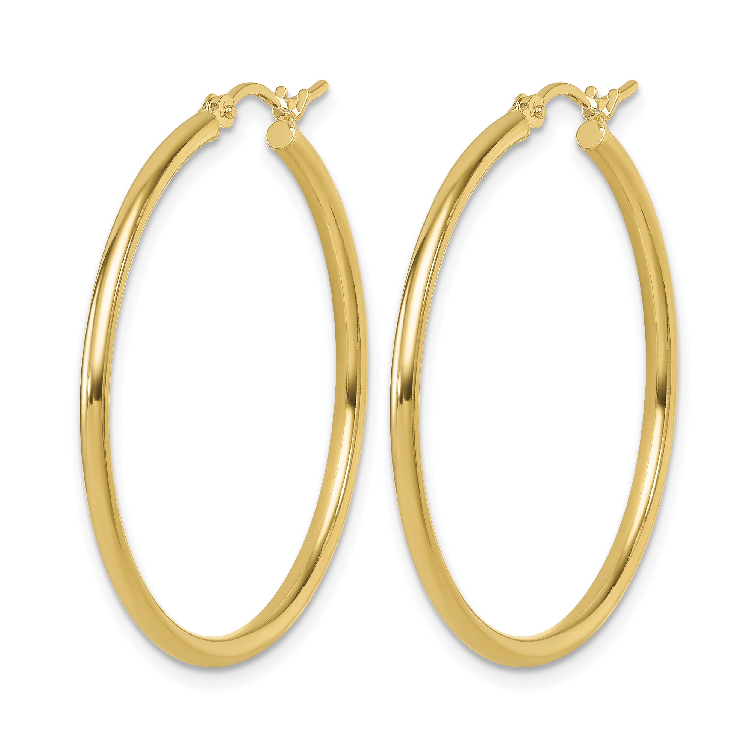  12 mm 14k Yellow Gold Leslie's Gold Classic Polished Hoop Earrings  Unknown Friendly Weight 14K yellow gold - view 103