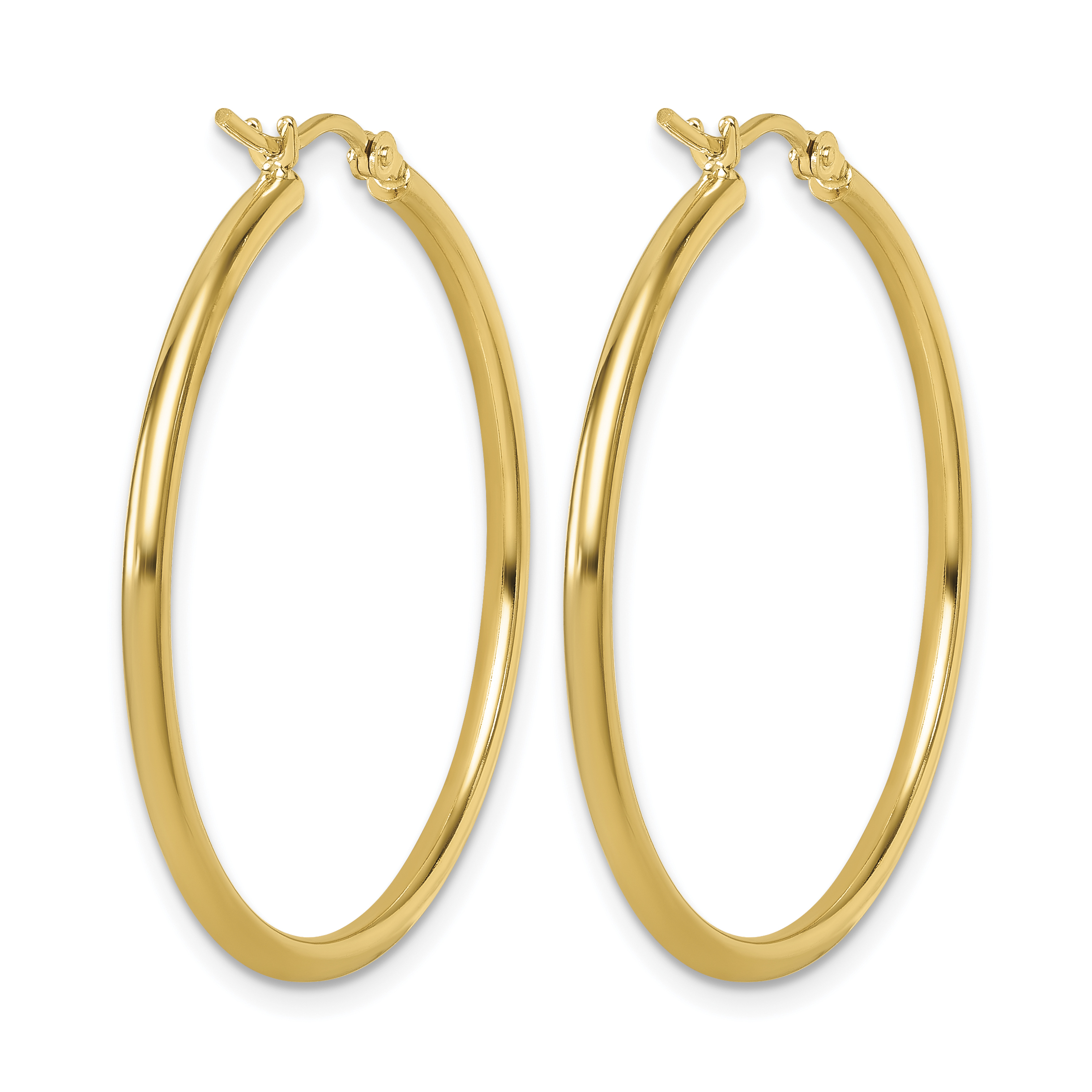  12 mm 14k Yellow Gold Leslie's Gold Classic Polished Hoop Earrings  Unknown Friendly Weight 14K yellow gold - view 105