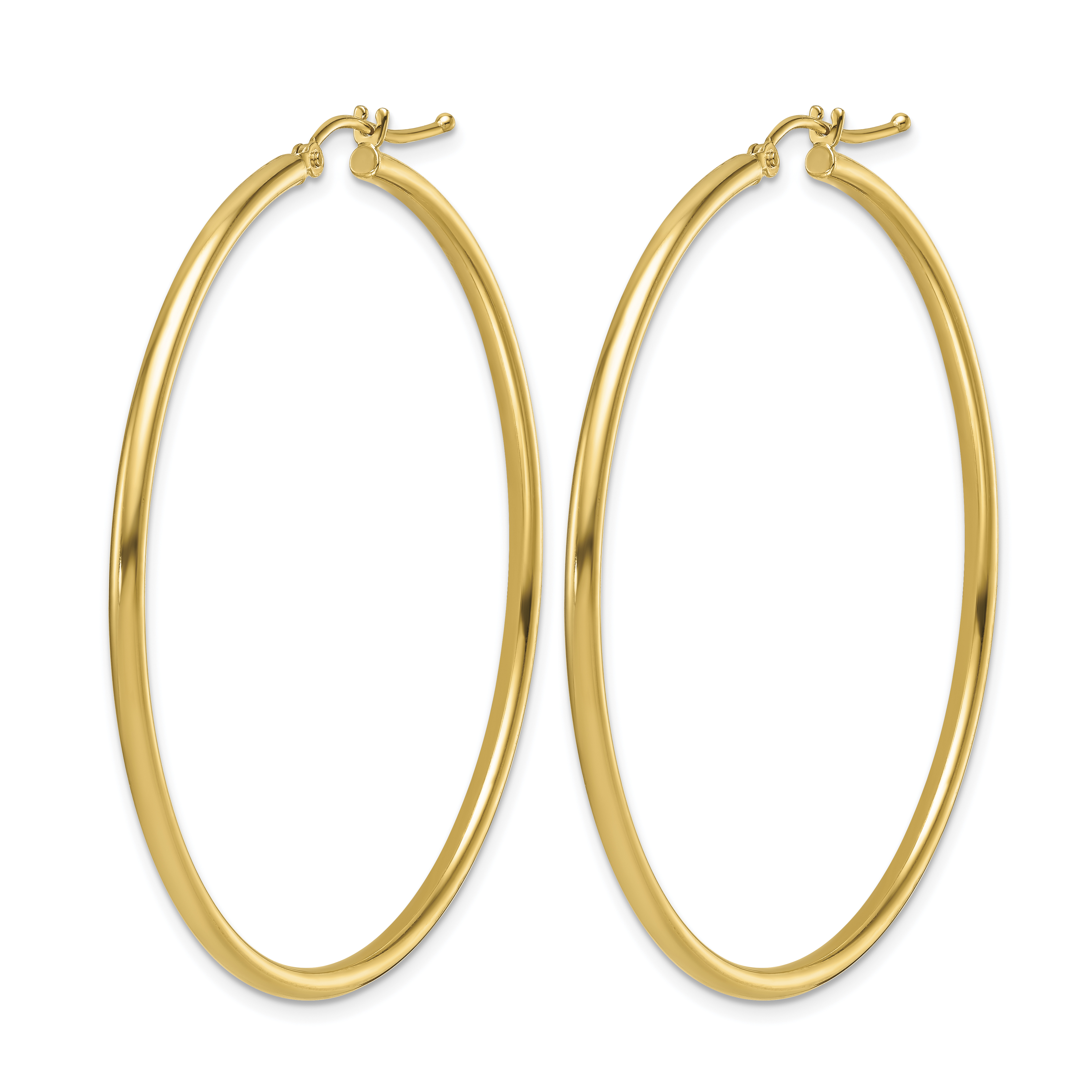  12 mm 14k Yellow Gold Leslie's Gold Classic Polished Hoop Earrings  Unknown Friendly Weight 14K yellow gold - view 167