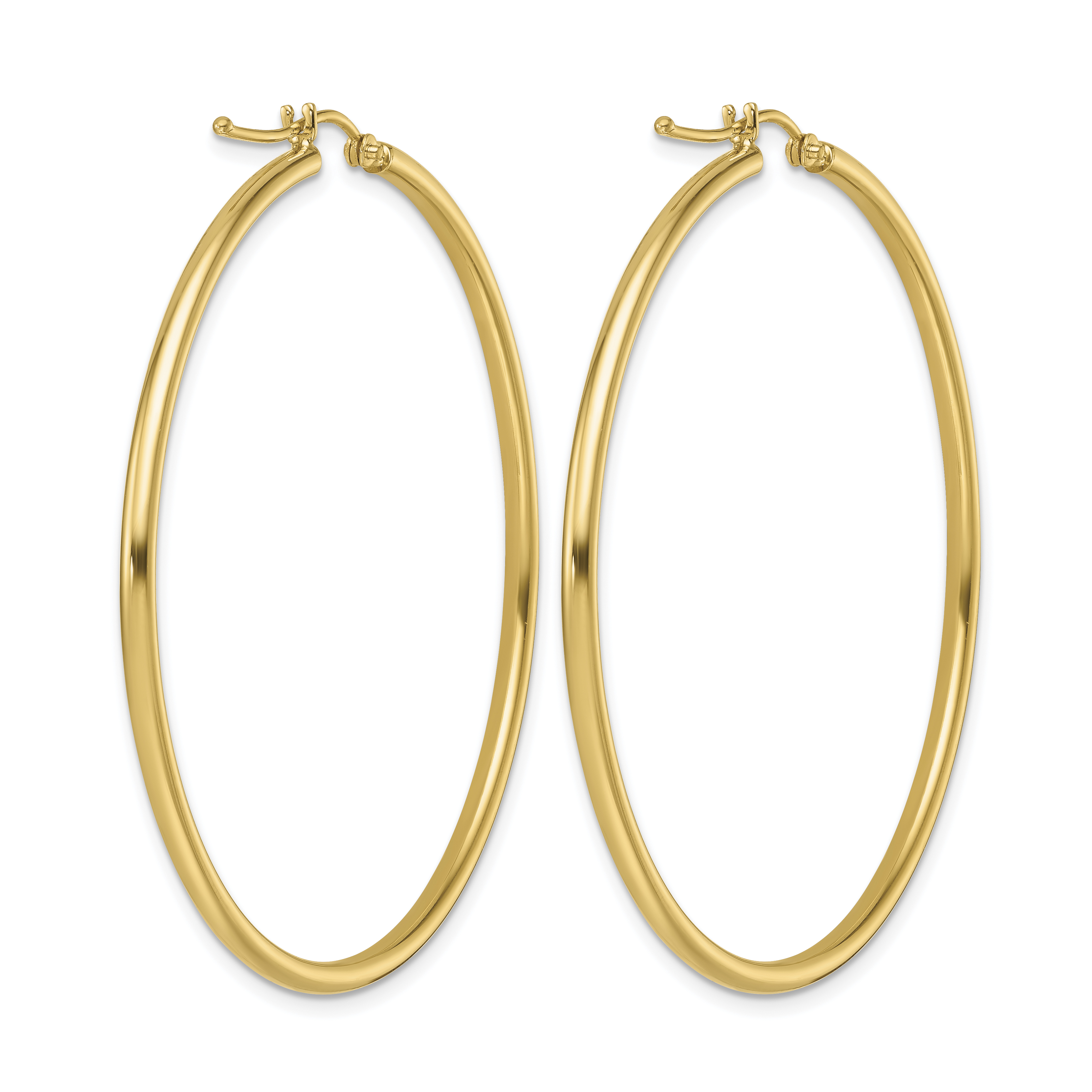  12 mm 14k Yellow Gold Leslie's Gold Classic Polished Hoop Earrings  Unknown Friendly Weight 14K yellow gold - view 169