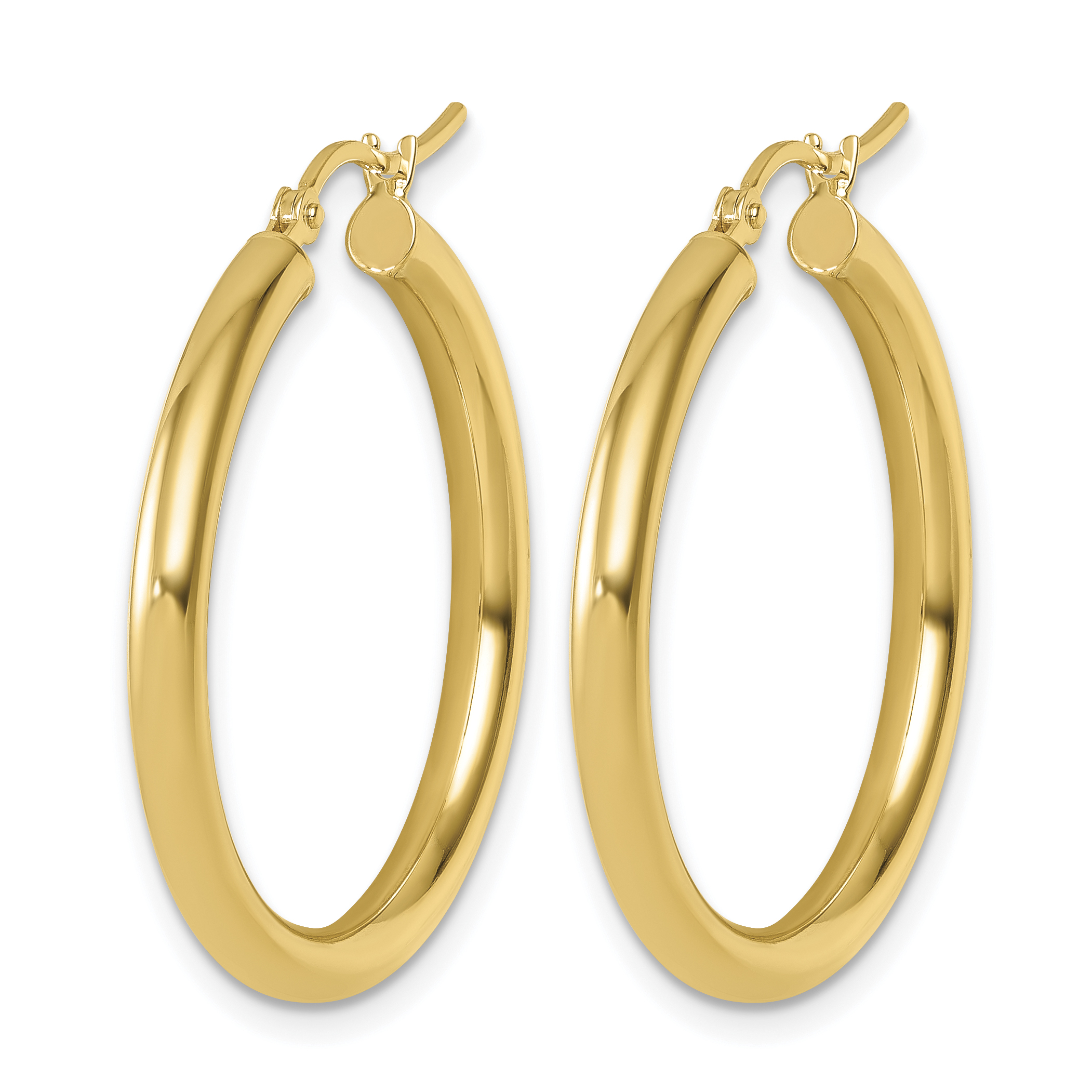  12 mm 14k Yellow Gold Leslie's Gold Classic Polished Hoop Earrings  Unknown Friendly Weight 14K yellow gold - view 74