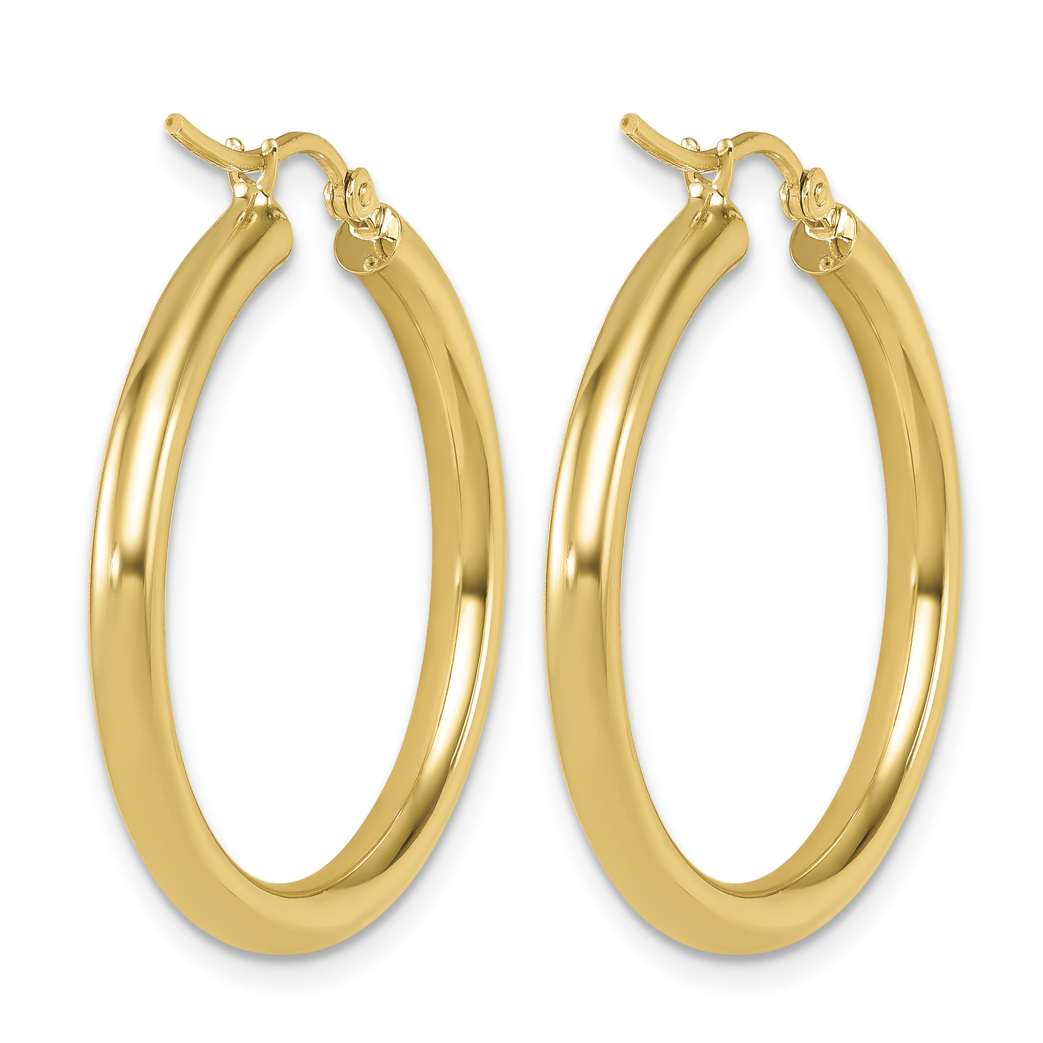  12 mm 14k Yellow Gold Leslie's Gold Classic Polished Hoop Earrings  Unknown Friendly Weight 14K yellow gold - view 76