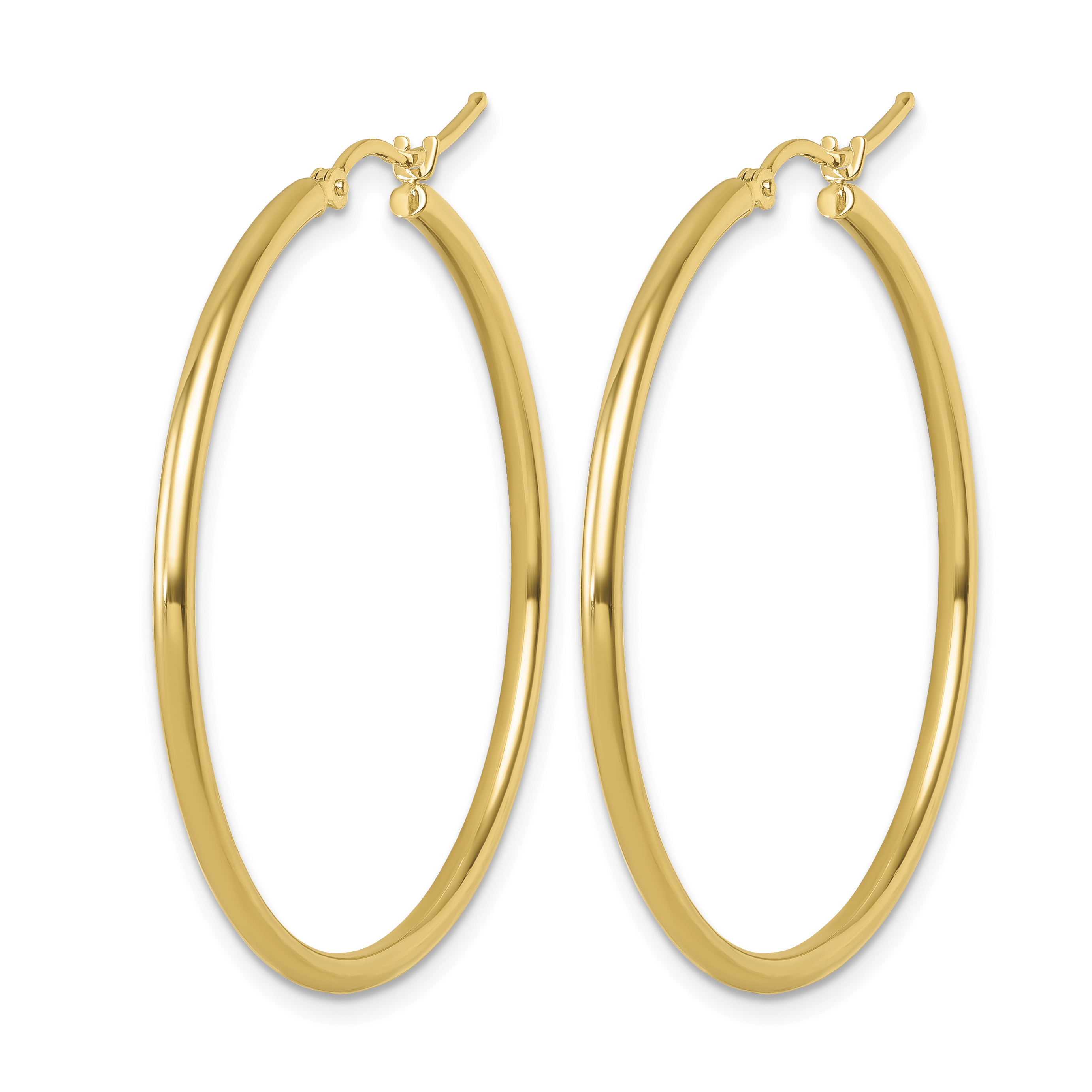  12 mm 14k Yellow Gold Leslie's Gold Classic Polished Hoop Earrings  Unknown Friendly Weight 14K yellow gold - view 122