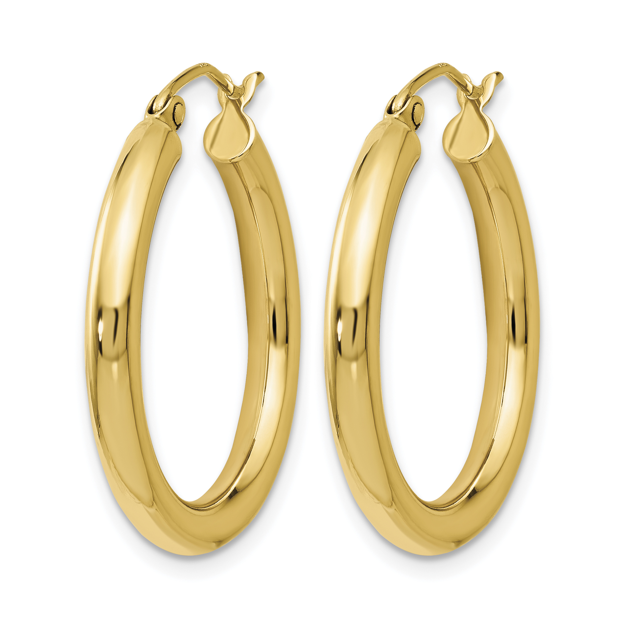  12 mm 14k Yellow Gold Leslie's Gold Classic Polished Hoop Earrings  Unknown Friendly Weight 14K yellow gold - view 57