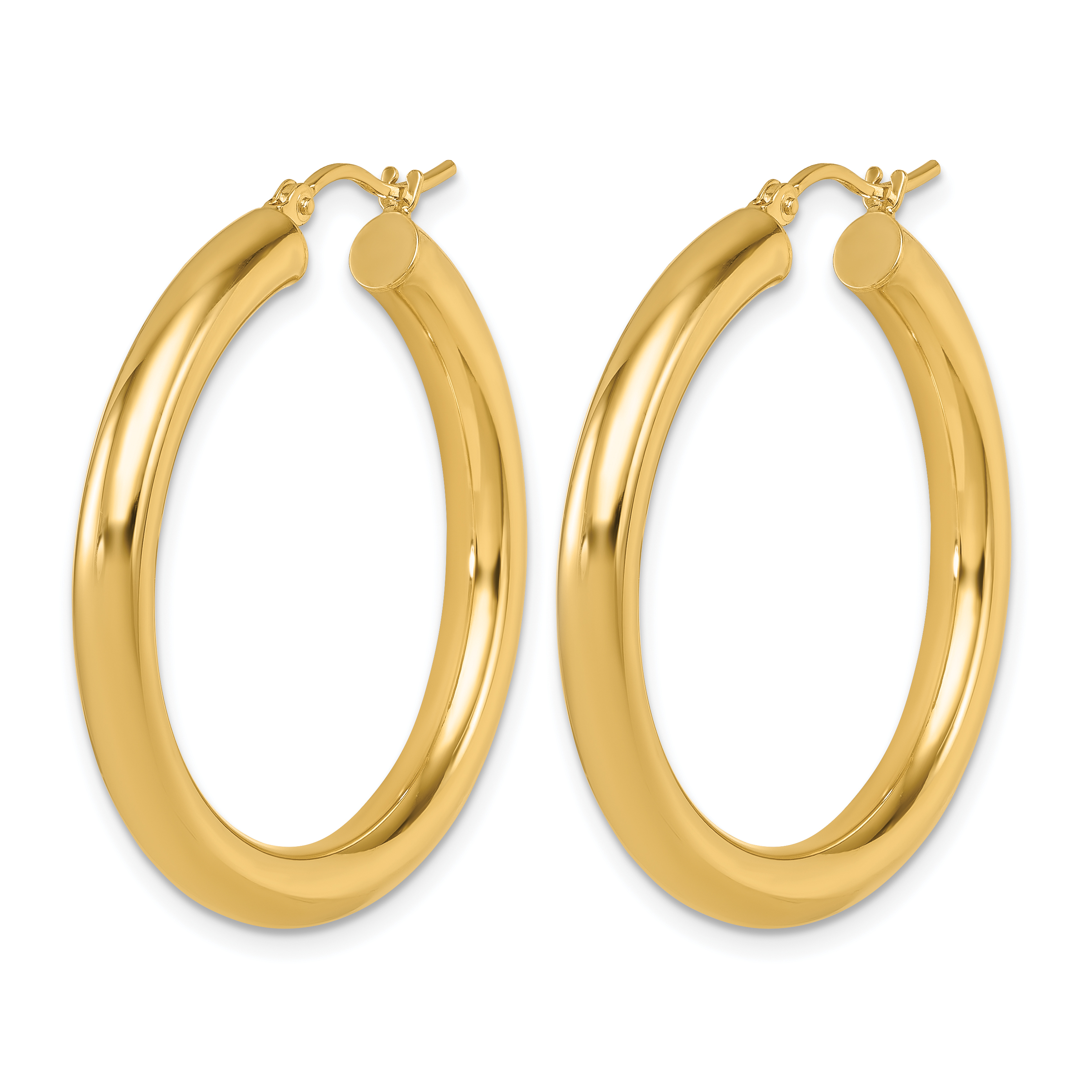  12 mm 14k Yellow Gold Leslie's Gold Classic Polished Hoop Earrings  Unknown Friendly Weight 14K yellow gold - view 108