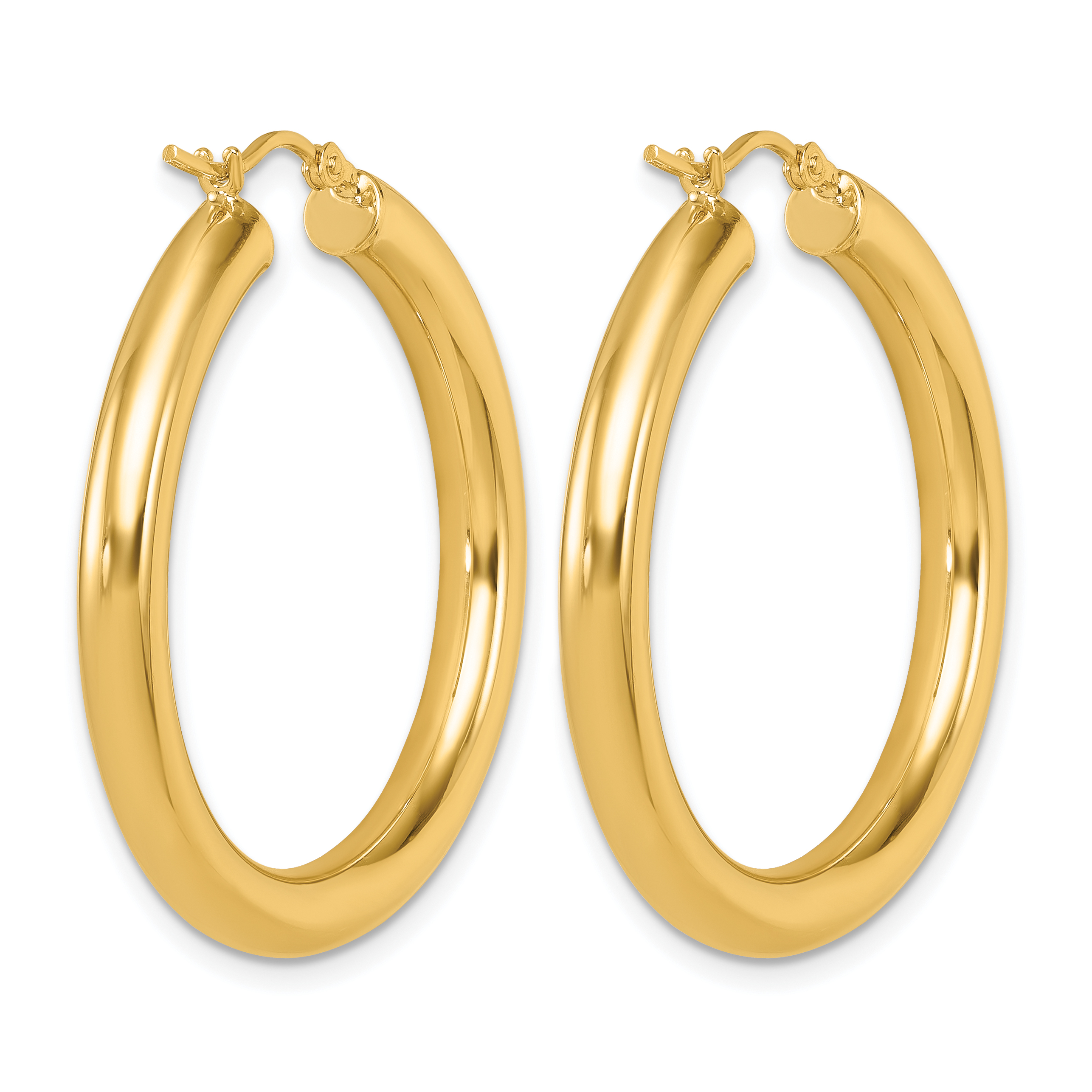  12 mm 14k Yellow Gold Leslie's Gold Classic Polished Hoop Earrings  Unknown Friendly Weight 14K yellow gold - view 110