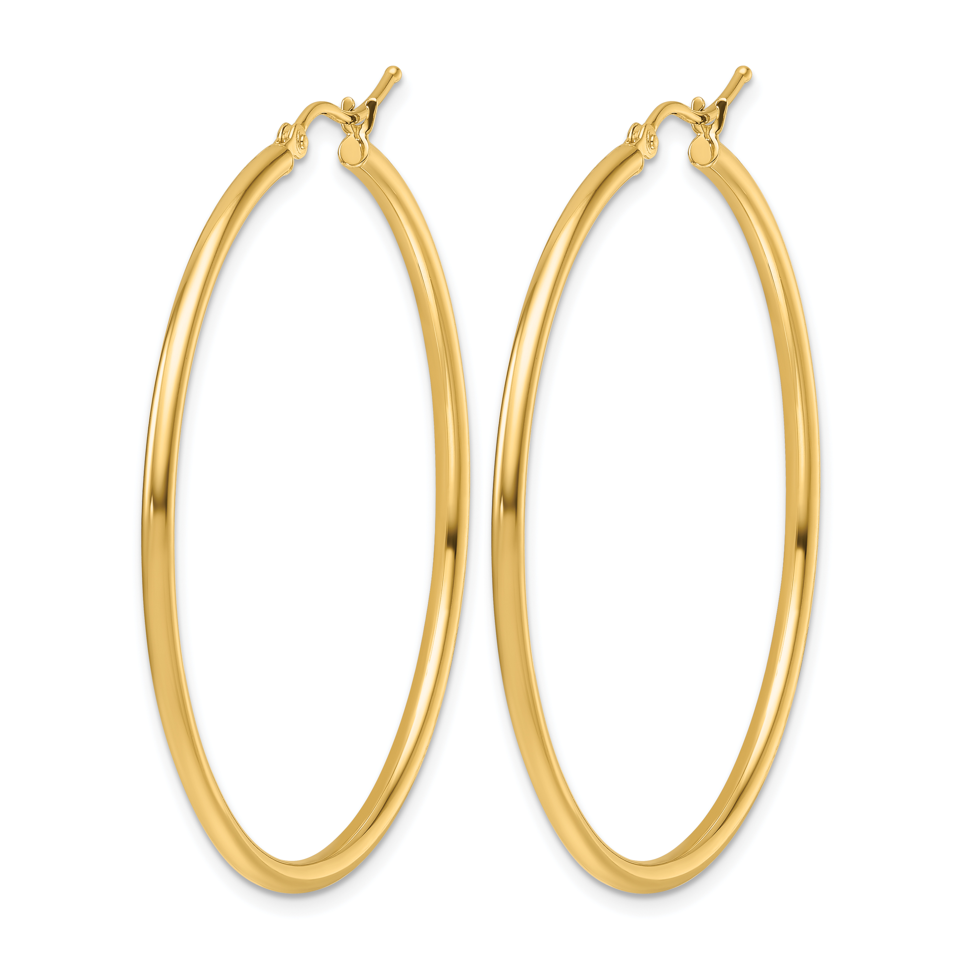  12 mm 14k Yellow Gold Leslie's Gold Classic Polished Hoop Earrings  Unknown Friendly Weight 14K yellow gold - view 142