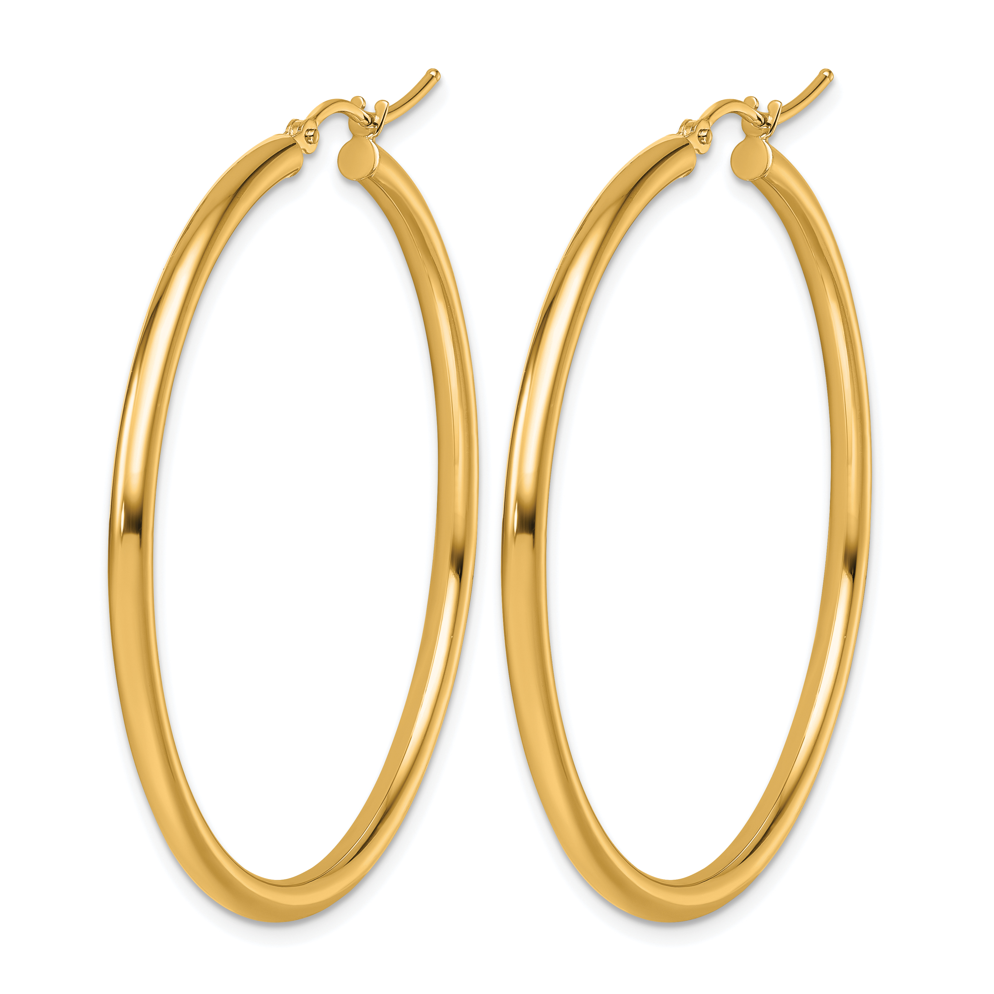  12 mm 14k Yellow Gold Leslie's Gold Classic Polished Hoop Earrings  Unknown Friendly Weight 14K yellow gold - view 147