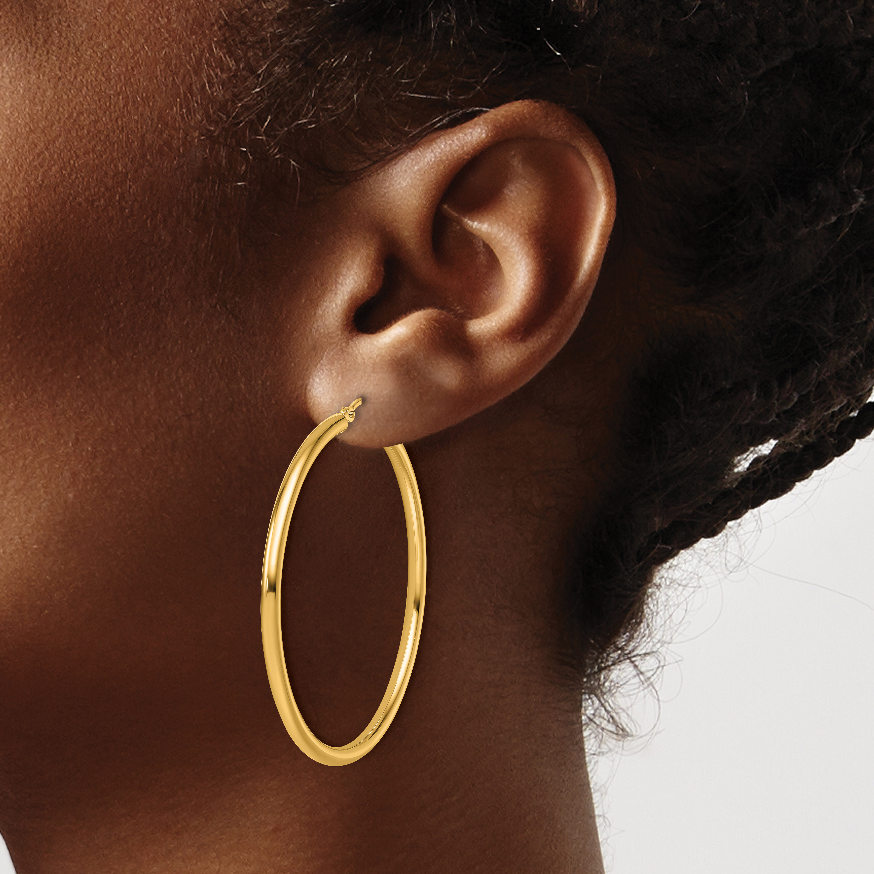  12 mm 14k Yellow Gold Leslie's Gold Classic Polished Hoop Earrings  Unknown Friendly Weight 14K yellow gold - view 148