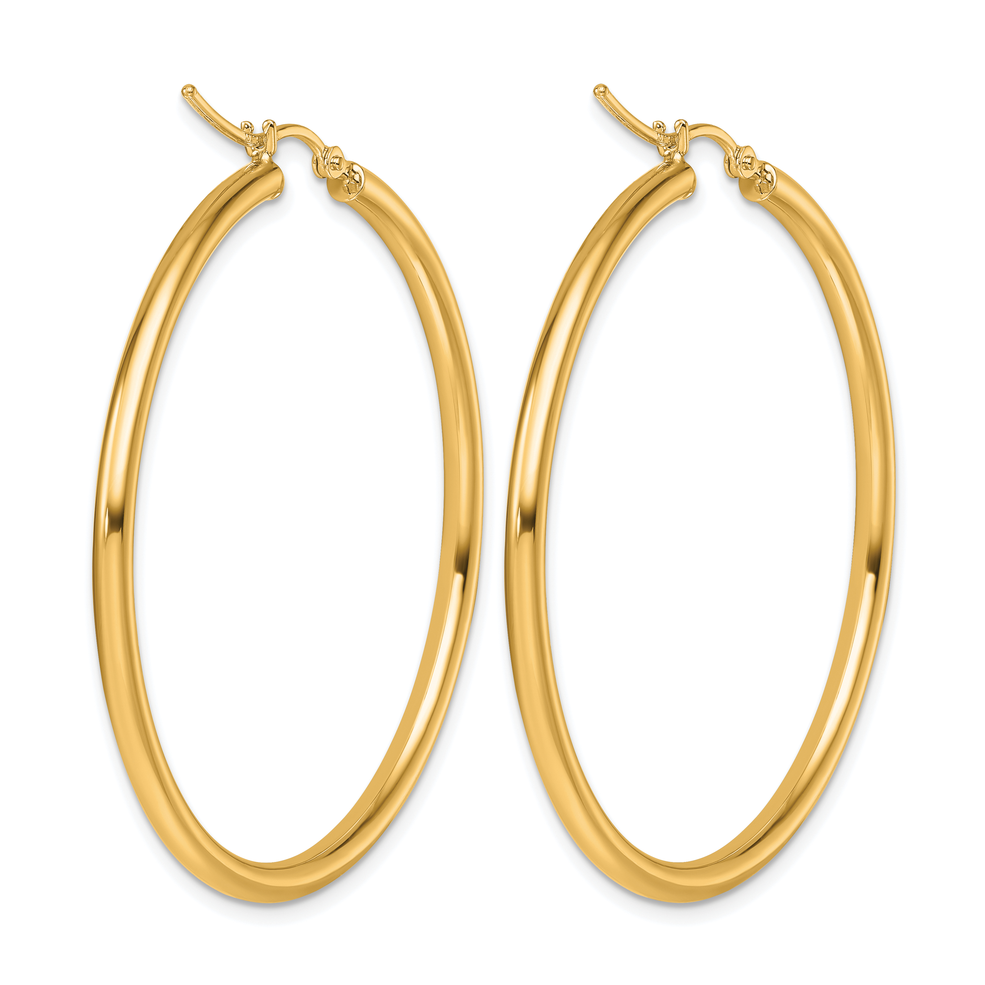  12 mm 14k Yellow Gold Leslie's Gold Classic Polished Hoop Earrings  Unknown Friendly Weight 14K yellow gold - view 149