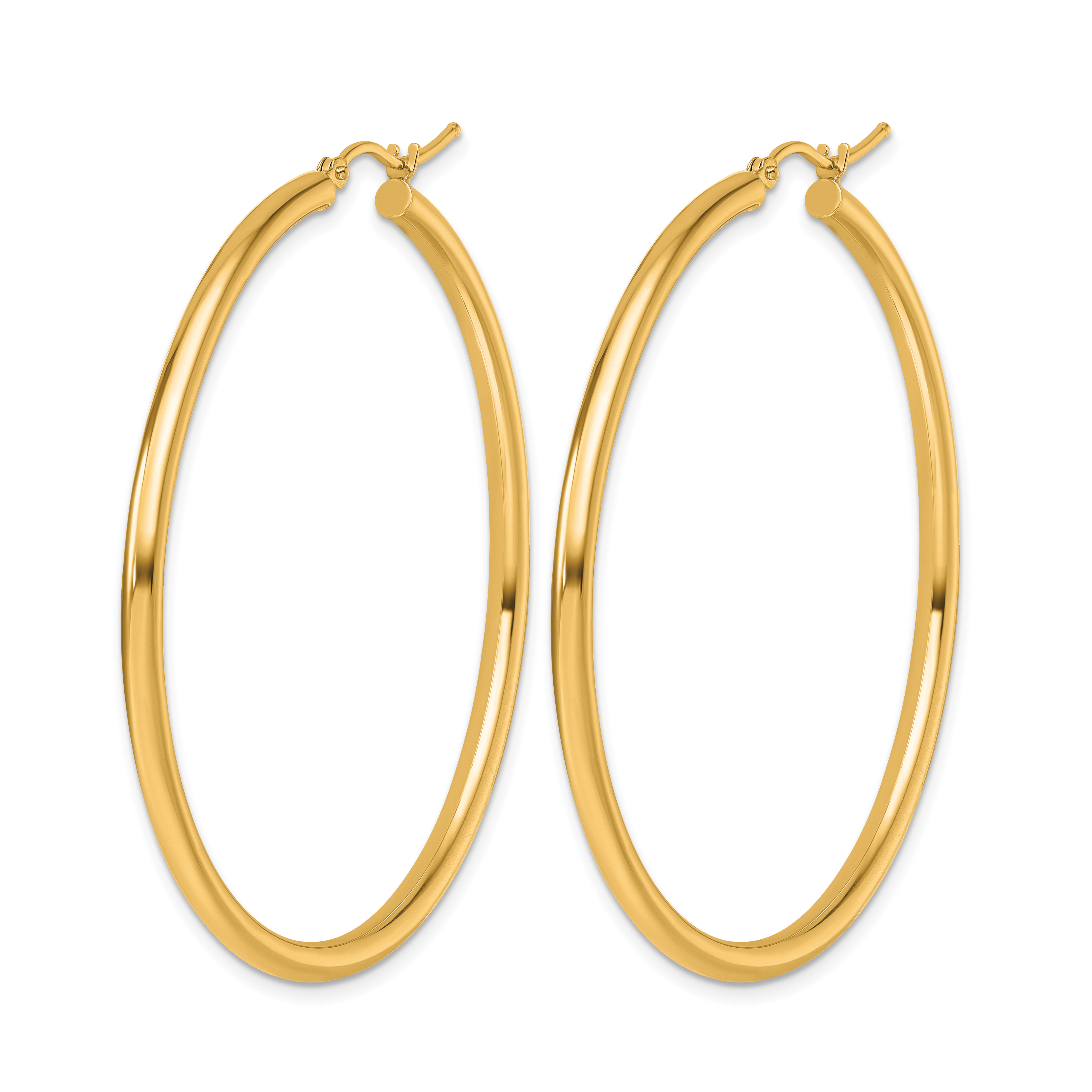  12 mm 14k Yellow Gold Leslie's Gold Classic Polished Hoop Earrings  Unknown Friendly Weight 14K yellow gold - view 172