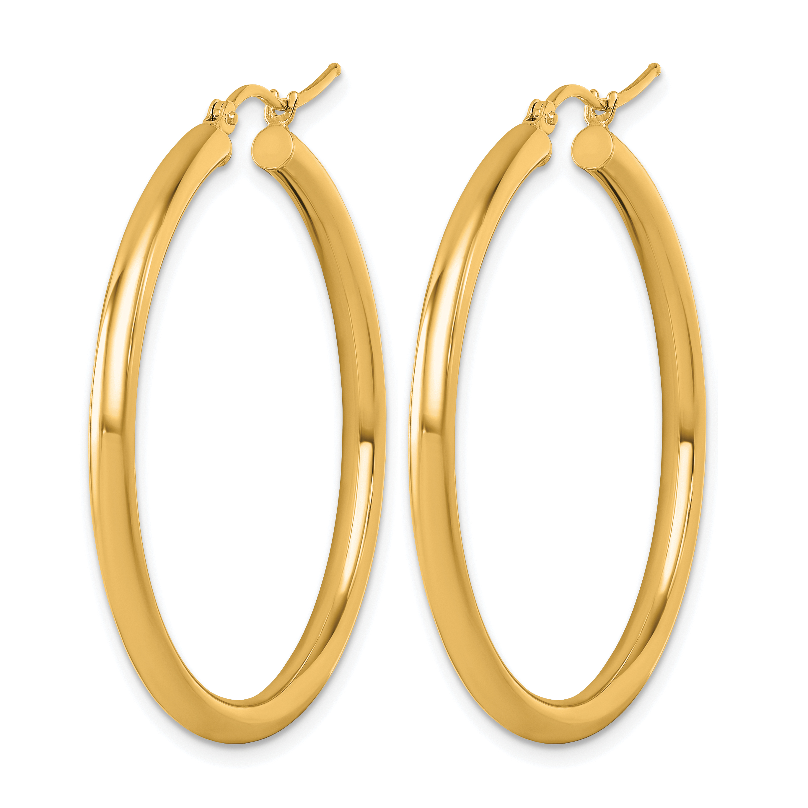  12 mm 14k Yellow Gold Leslie's Gold Classic Polished Hoop Earrings  Unknown Friendly Weight 14K yellow gold - view 132