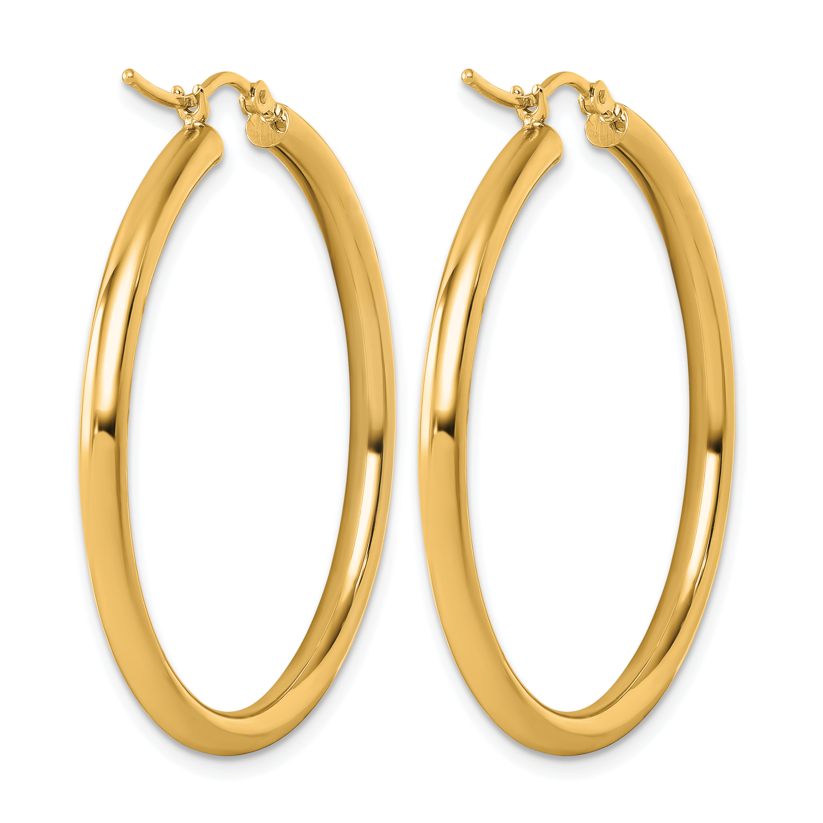  12 mm 14k Yellow Gold Leslie's Gold Classic Polished Hoop Earrings  Unknown Friendly Weight 14K yellow gold - view 134