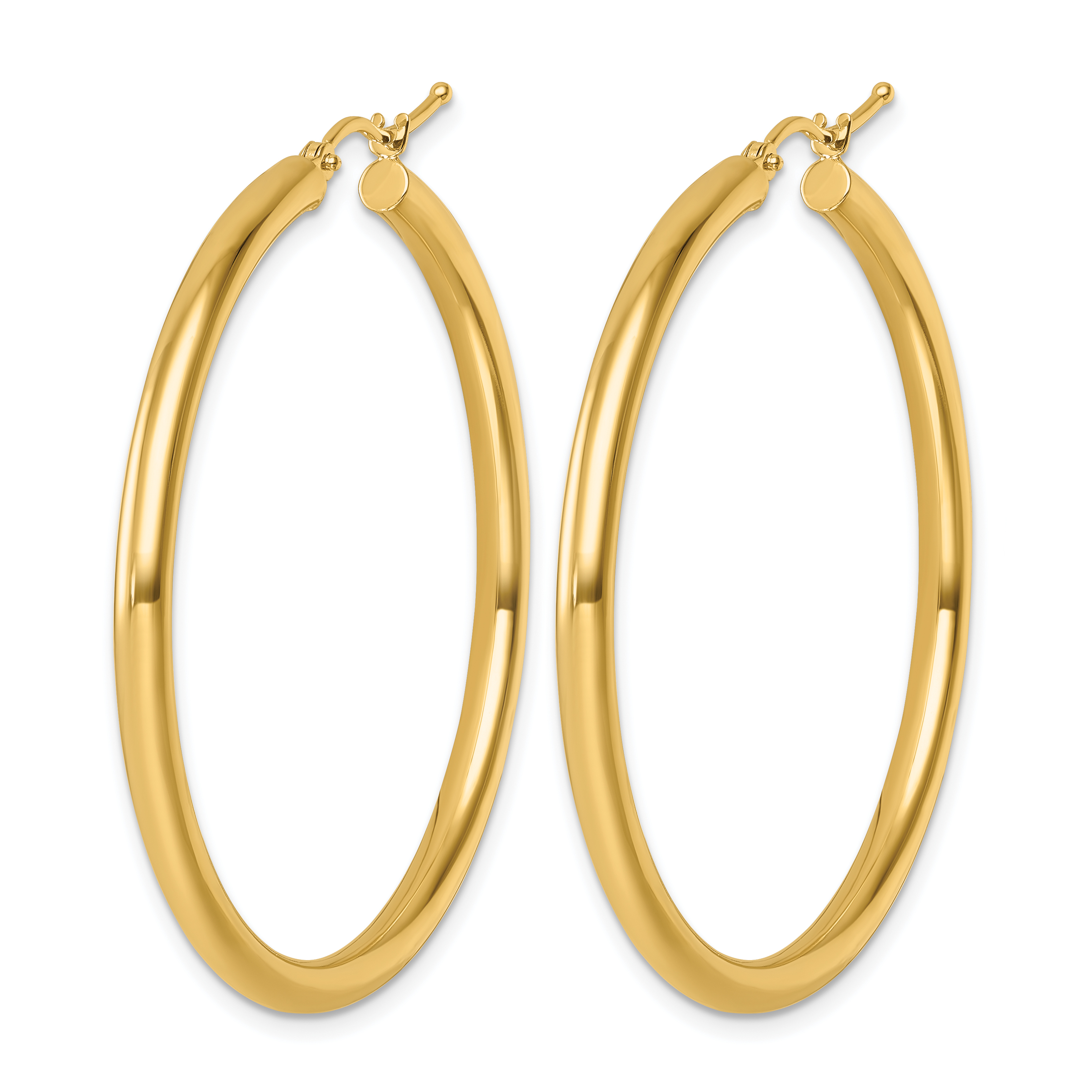  12 mm 14k Yellow Gold Leslie's Gold Classic Polished Hoop Earrings  Unknown Friendly Weight 14K yellow gold - view 152