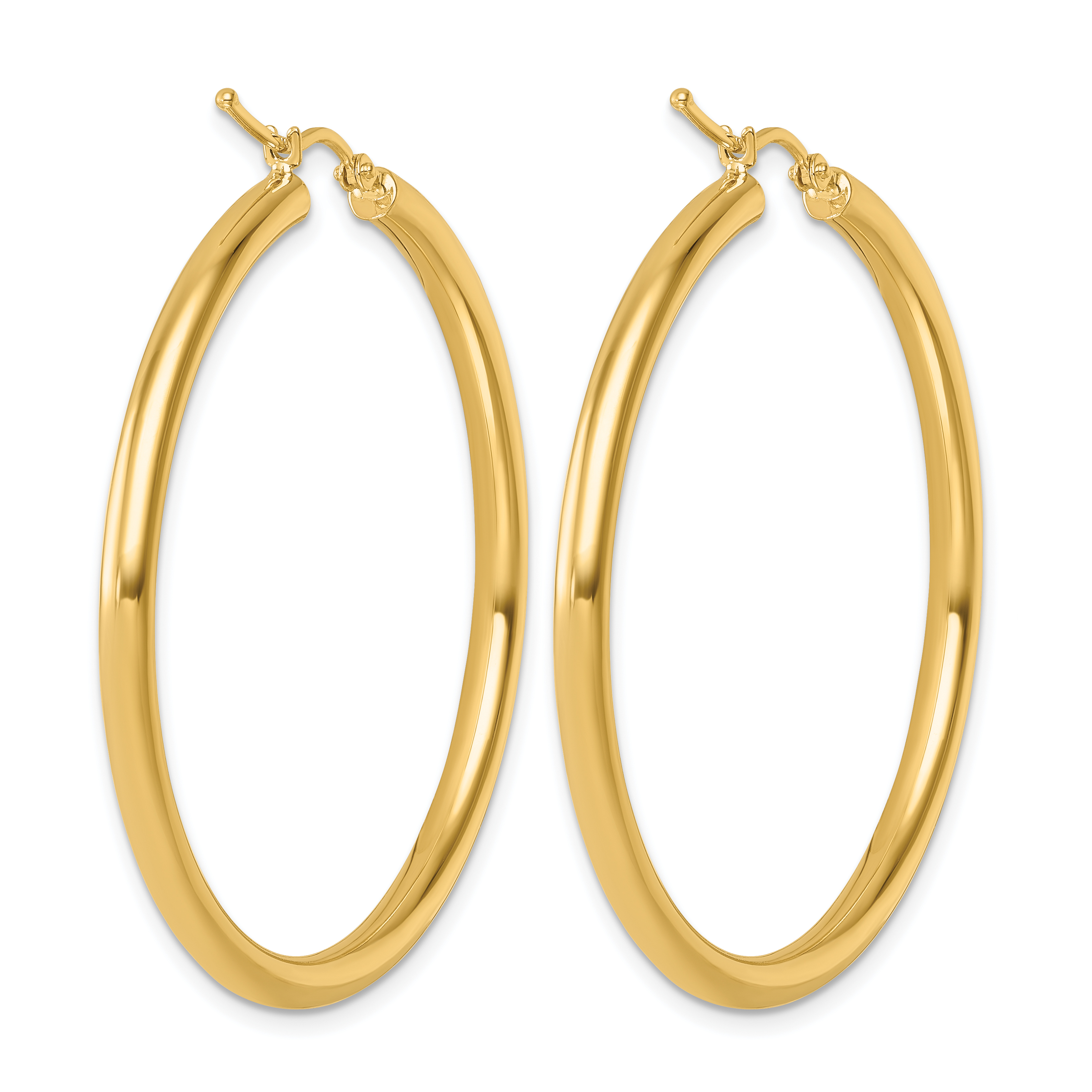  12 mm 14k Yellow Gold Leslie's Gold Classic Polished Hoop Earrings  Unknown Friendly Weight 14K yellow gold - view 154