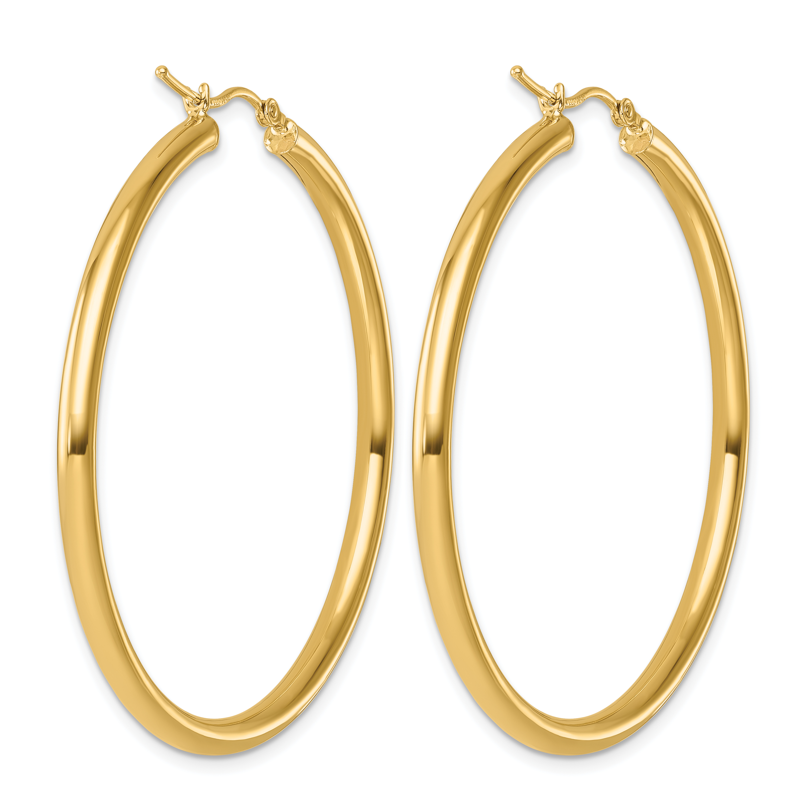  12 mm 14k Yellow Gold Leslie's Gold Classic Polished Hoop Earrings  Unknown Friendly Weight 14K yellow gold - view 179