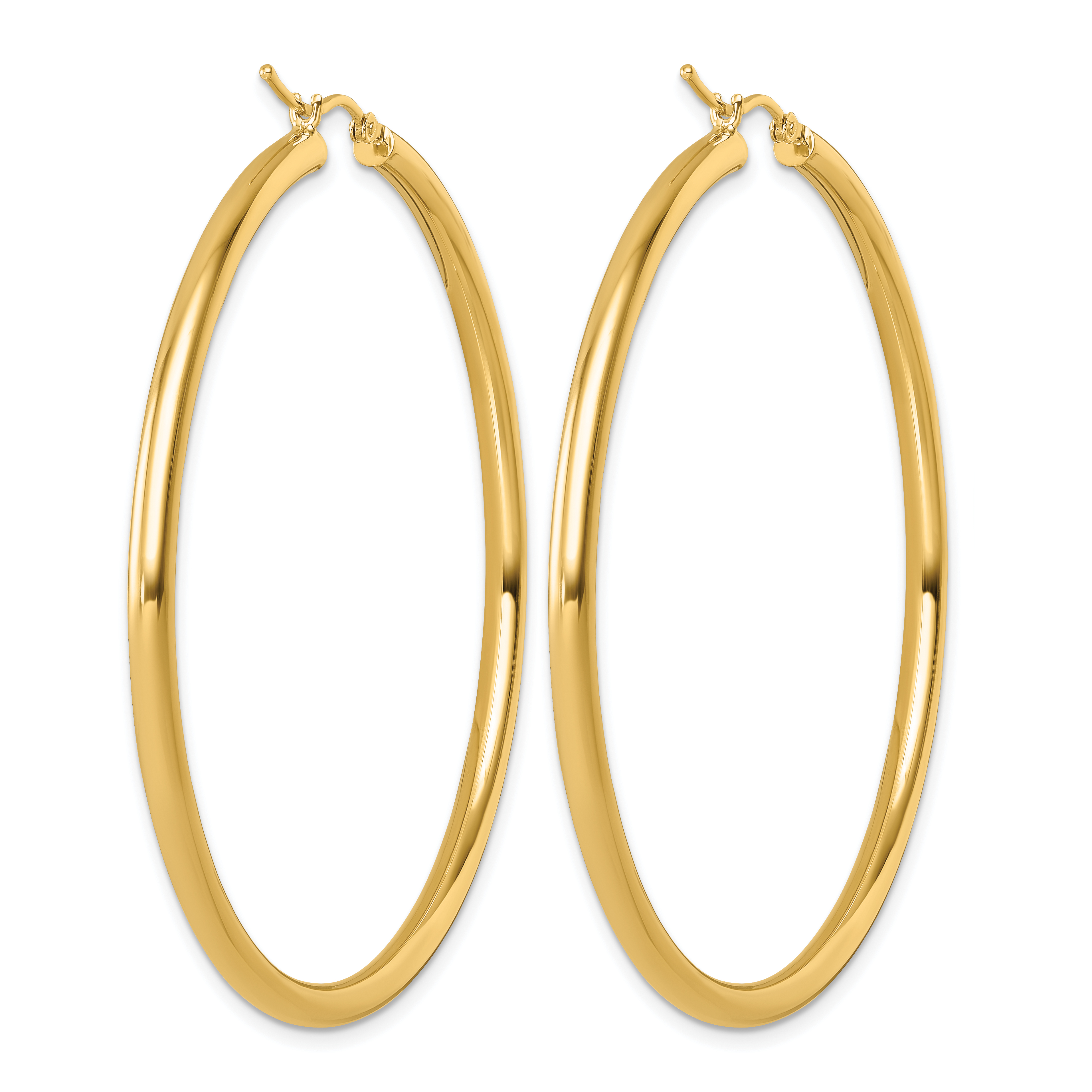  12 mm 14k Yellow Gold Leslie's Gold Classic Polished Hoop Earrings  Unknown Friendly Weight 14K yellow gold - view 209