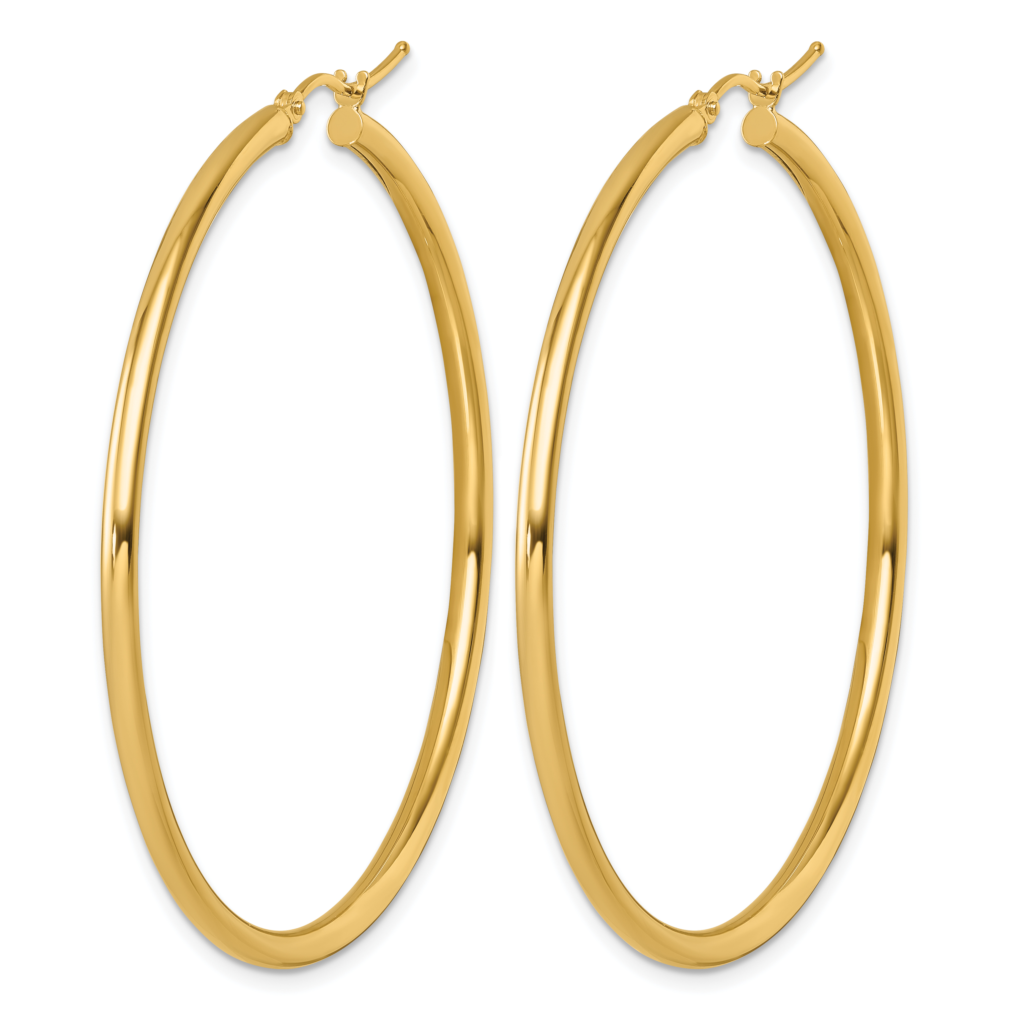  12 mm 14k Yellow Gold Leslie's Gold Classic Polished Hoop Earrings  Unknown Friendly Weight 14K yellow gold - view 192