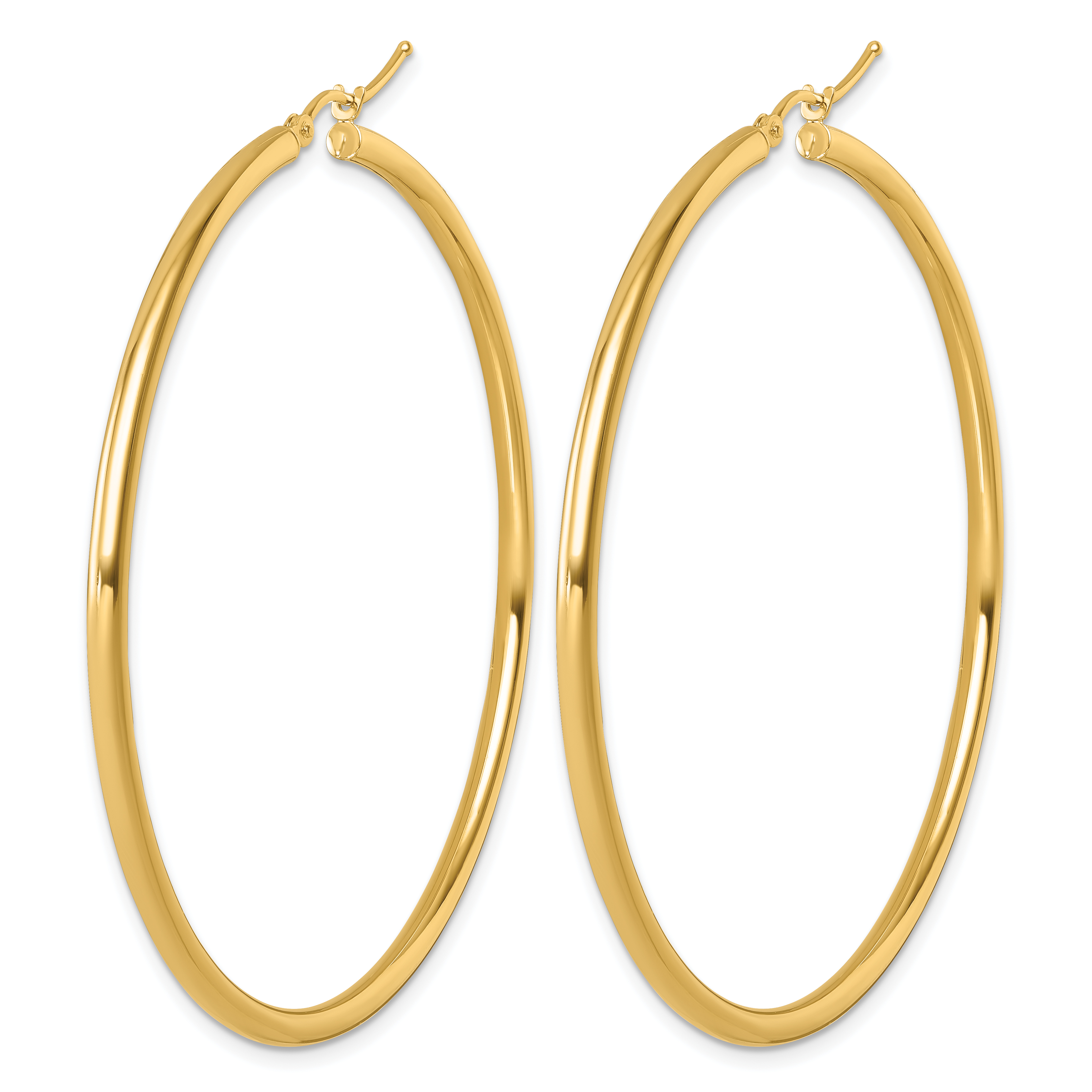  12 mm 14k Yellow Gold Leslie's Gold Classic Polished Hoop Earrings  Unknown Friendly Weight 14K yellow gold - view 212