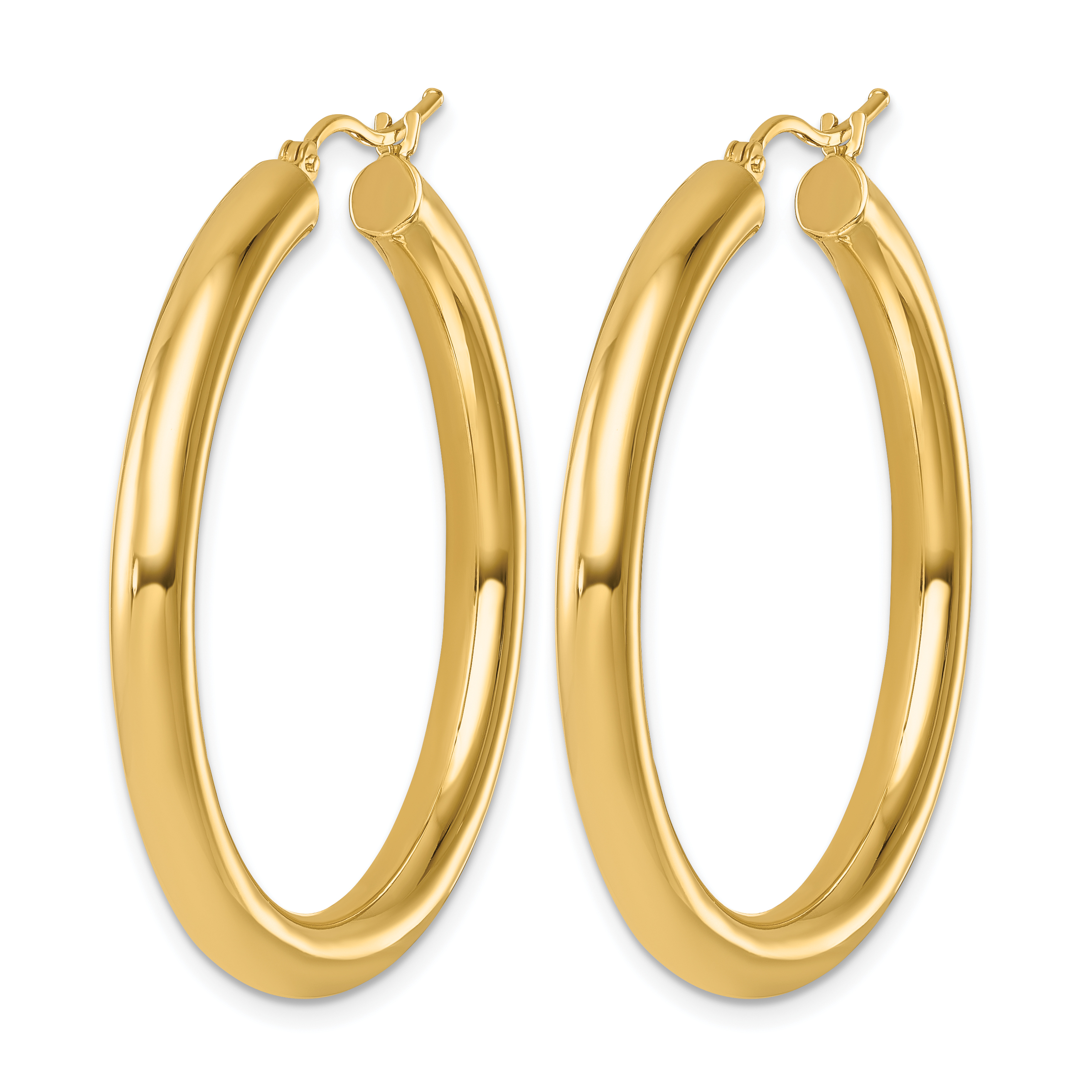  12 mm 14k Yellow Gold Leslie's Gold Classic Polished Hoop Earrings  Unknown Friendly Weight 14K yellow gold - view 137