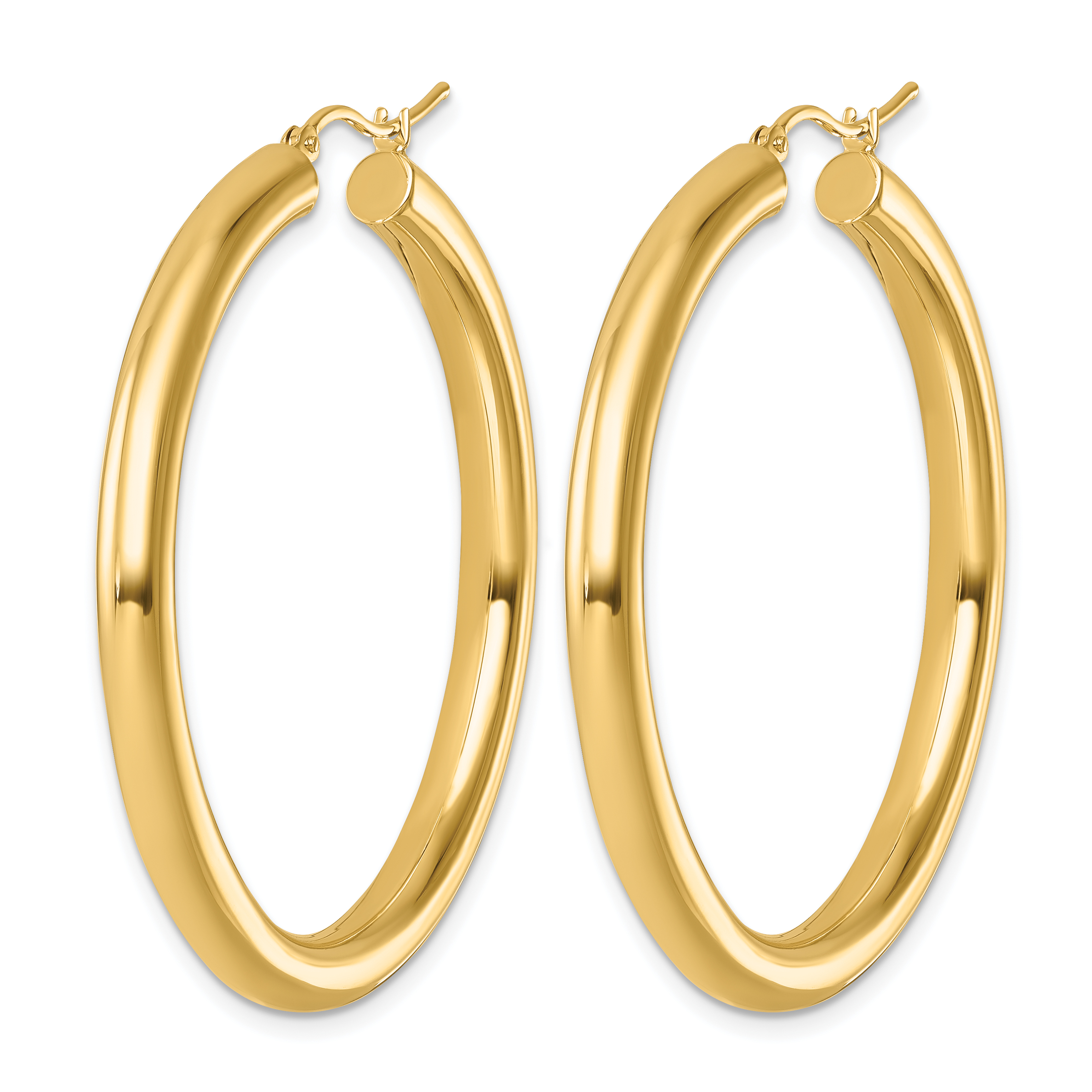  12 mm 14k Yellow Gold Leslie's Gold Classic Polished Hoop Earrings  Unknown Friendly Weight 14K yellow gold - view 157