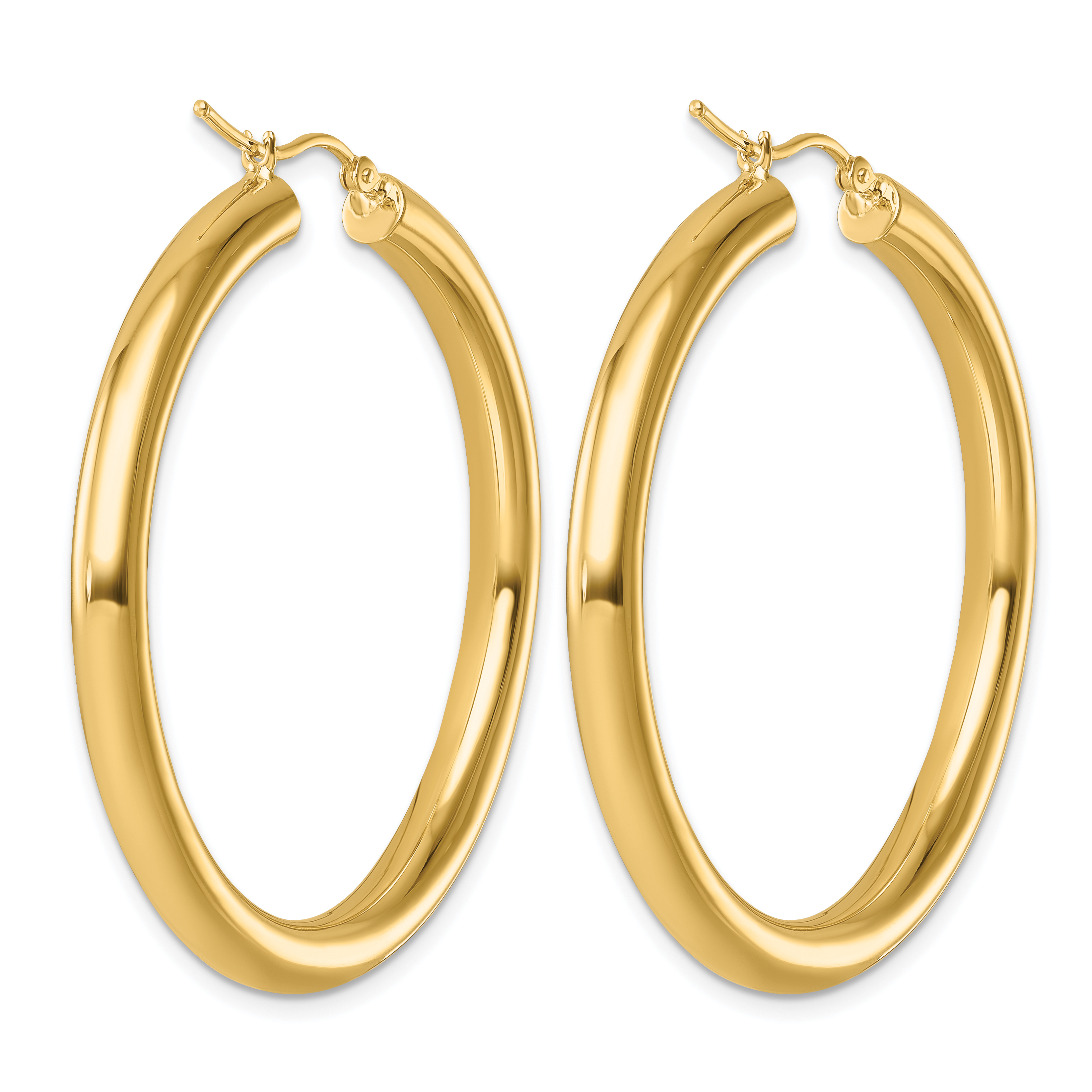  12 mm 14k Yellow Gold Leslie's Gold Classic Polished Hoop Earrings  Unknown Friendly Weight 14K yellow gold - view 159