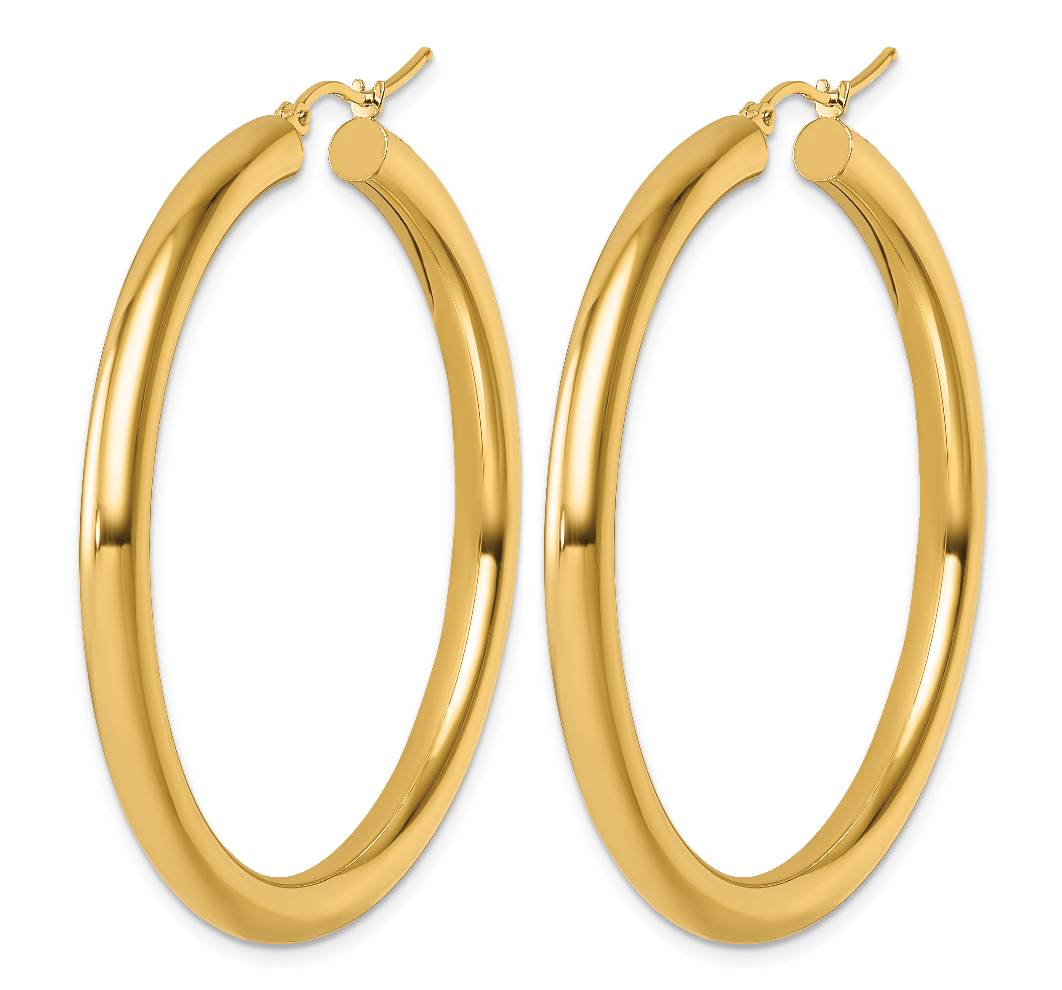  12 mm 14k Yellow Gold Leslie's Gold Classic Polished Hoop Earrings  Unknown Friendly Weight 14K yellow gold - view 182