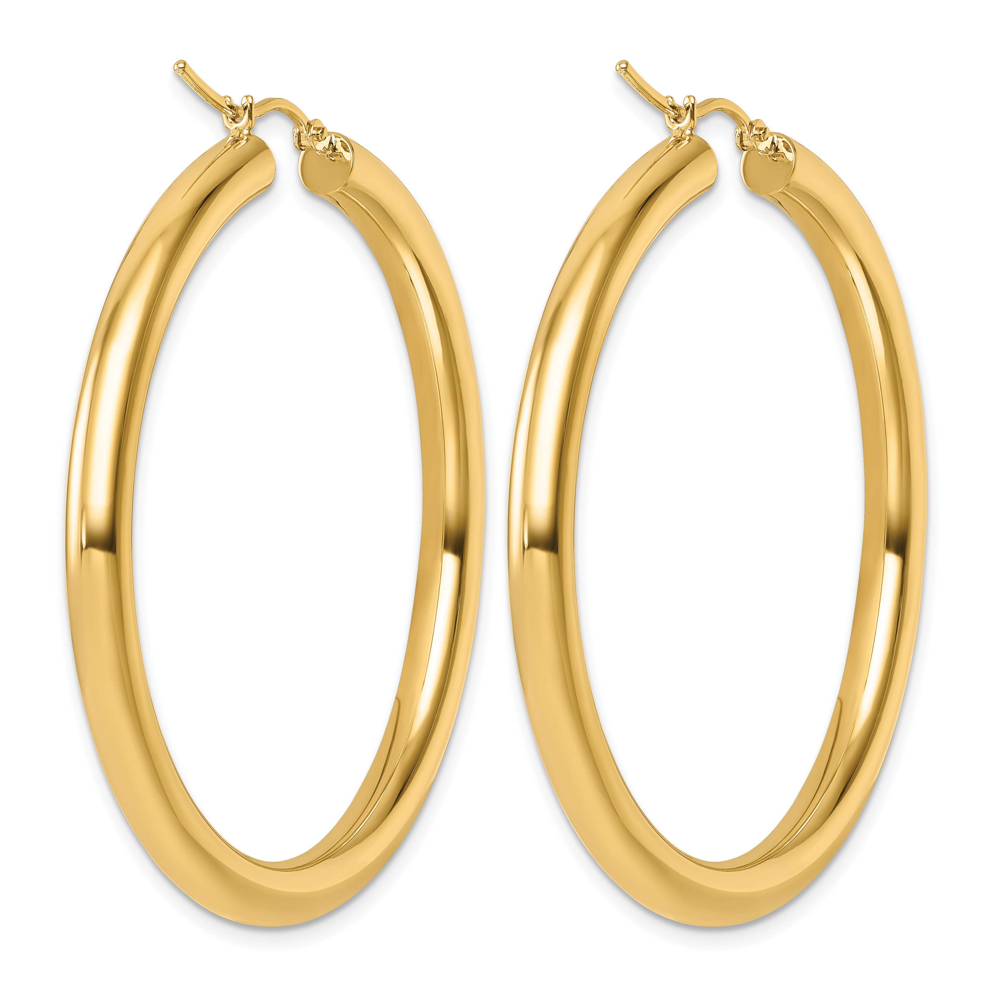  12 mm 14k Yellow Gold Leslie's Gold Classic Polished Hoop Earrings  Unknown Friendly Weight 14K yellow gold - view 184