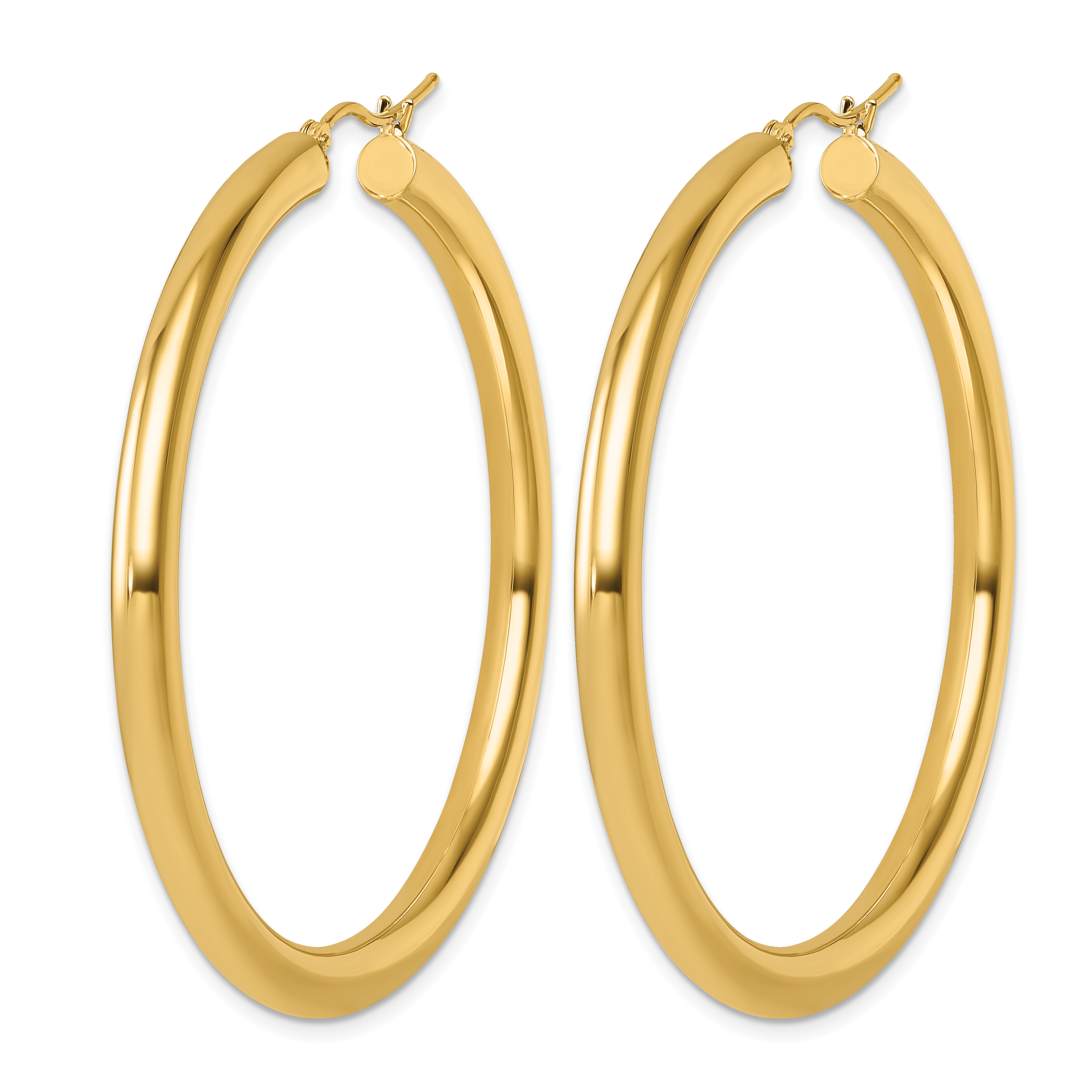  12 mm 14k Yellow Gold Leslie's Gold Classic Polished Hoop Earrings  Unknown Friendly Weight 14K yellow gold - view 197
