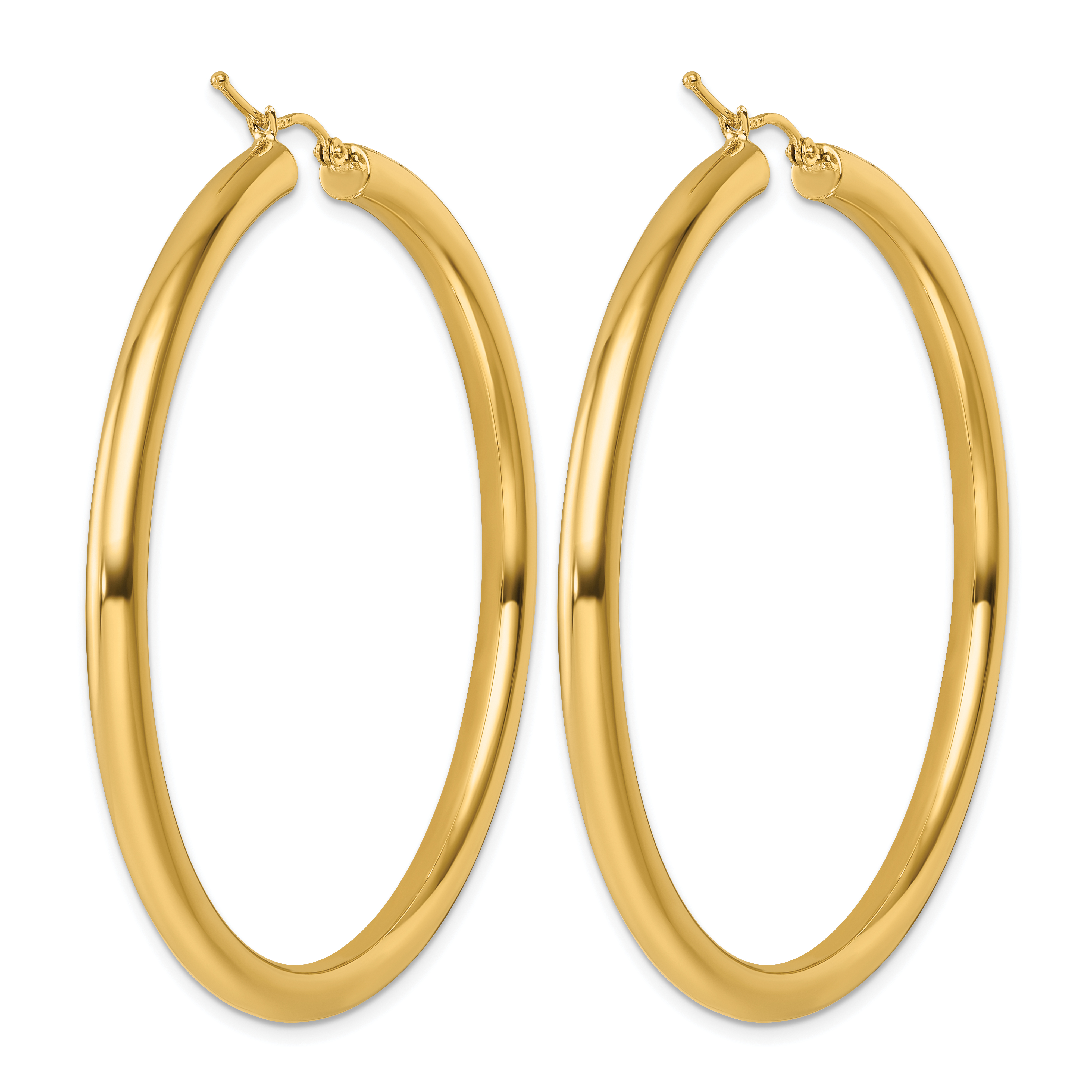  12 mm 14k Yellow Gold Leslie's Gold Classic Polished Hoop Earrings  Unknown Friendly Weight 14K yellow gold - view 219