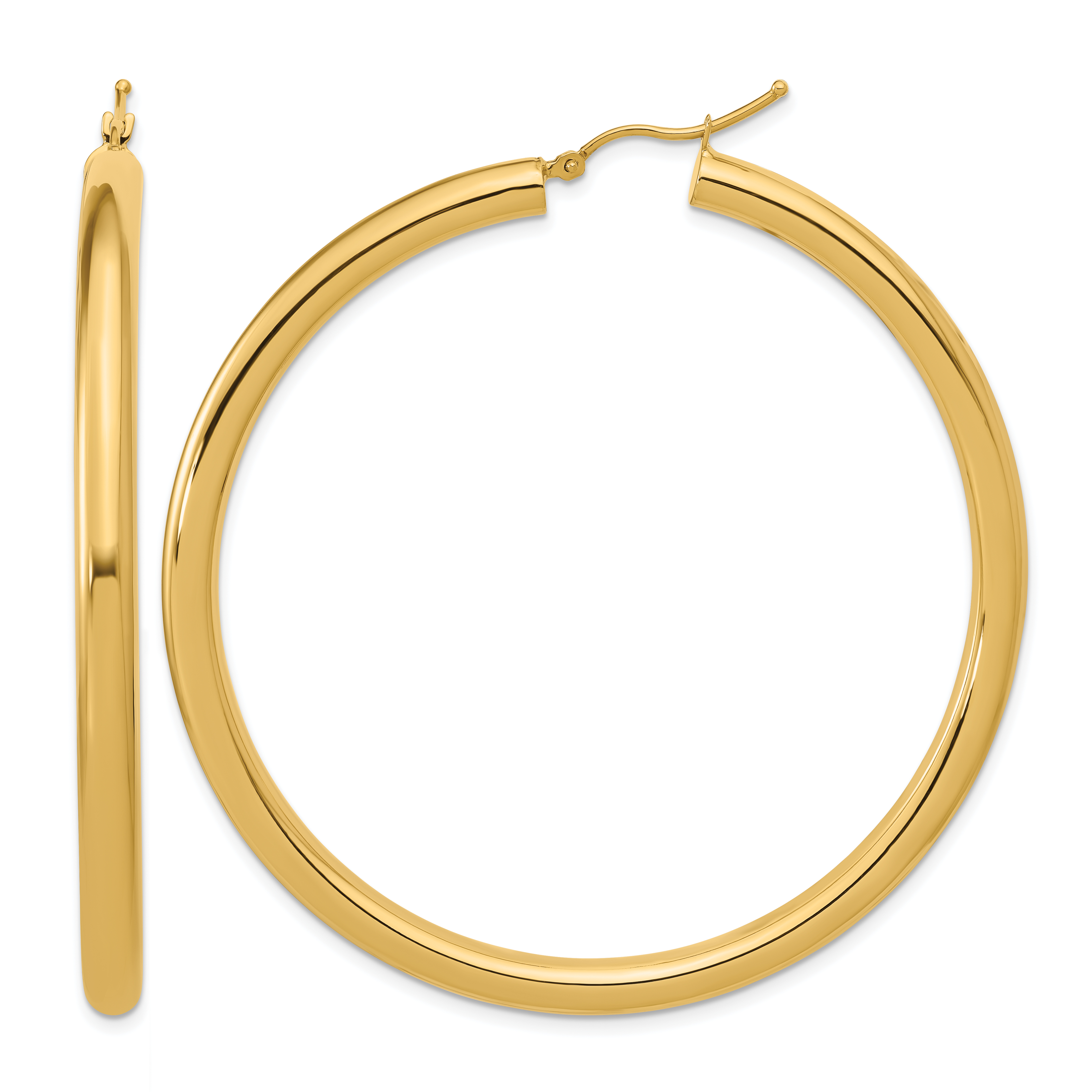  12 mm 14k Yellow Gold Leslie's Gold Classic Polished Hoop Earrings  Unknown Friendly Weight 14K yellow gold - view 221