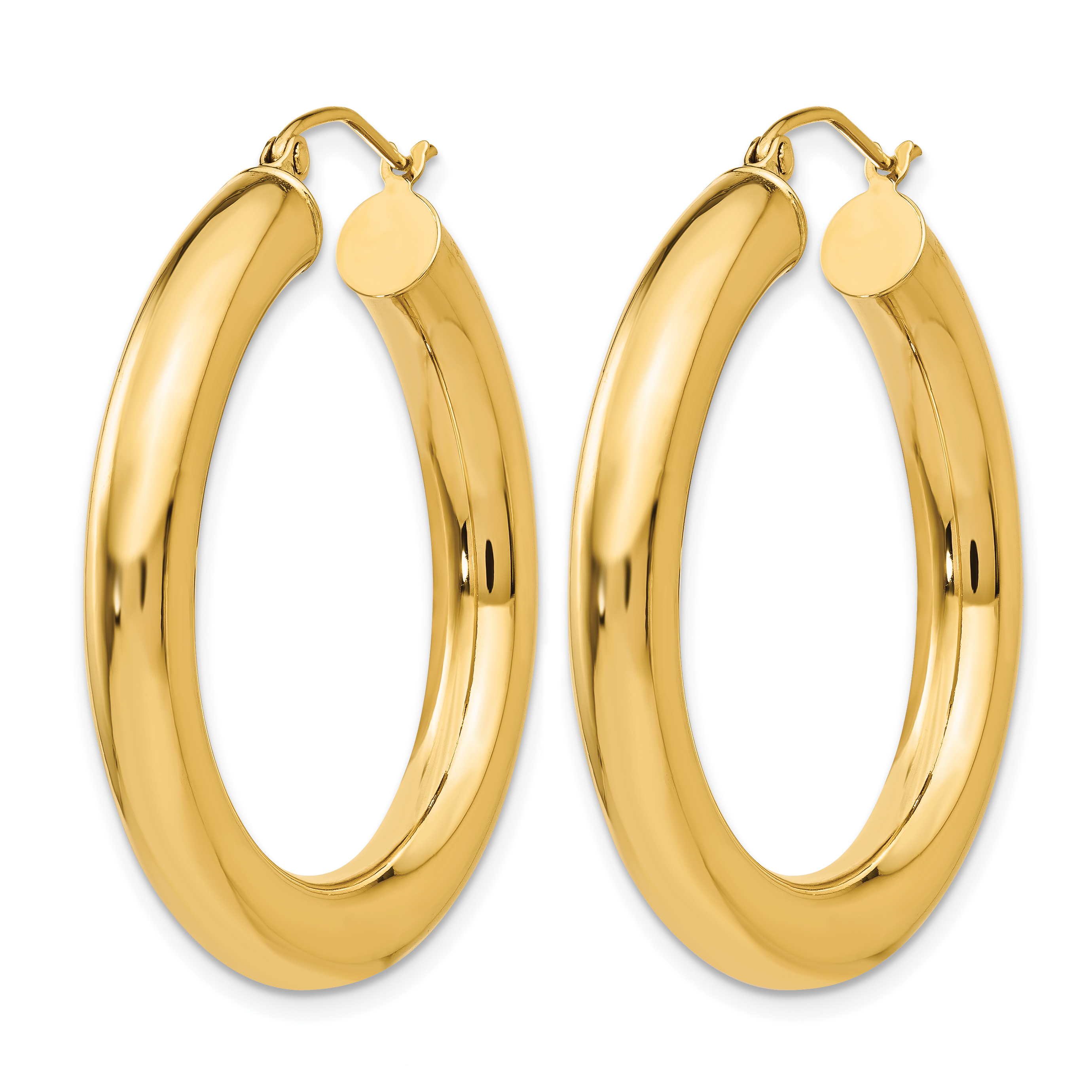  12 mm 14k Yellow Gold Leslie's Gold Classic Polished Hoop Earrings  Unknown Friendly Weight 14K yellow gold - view 118