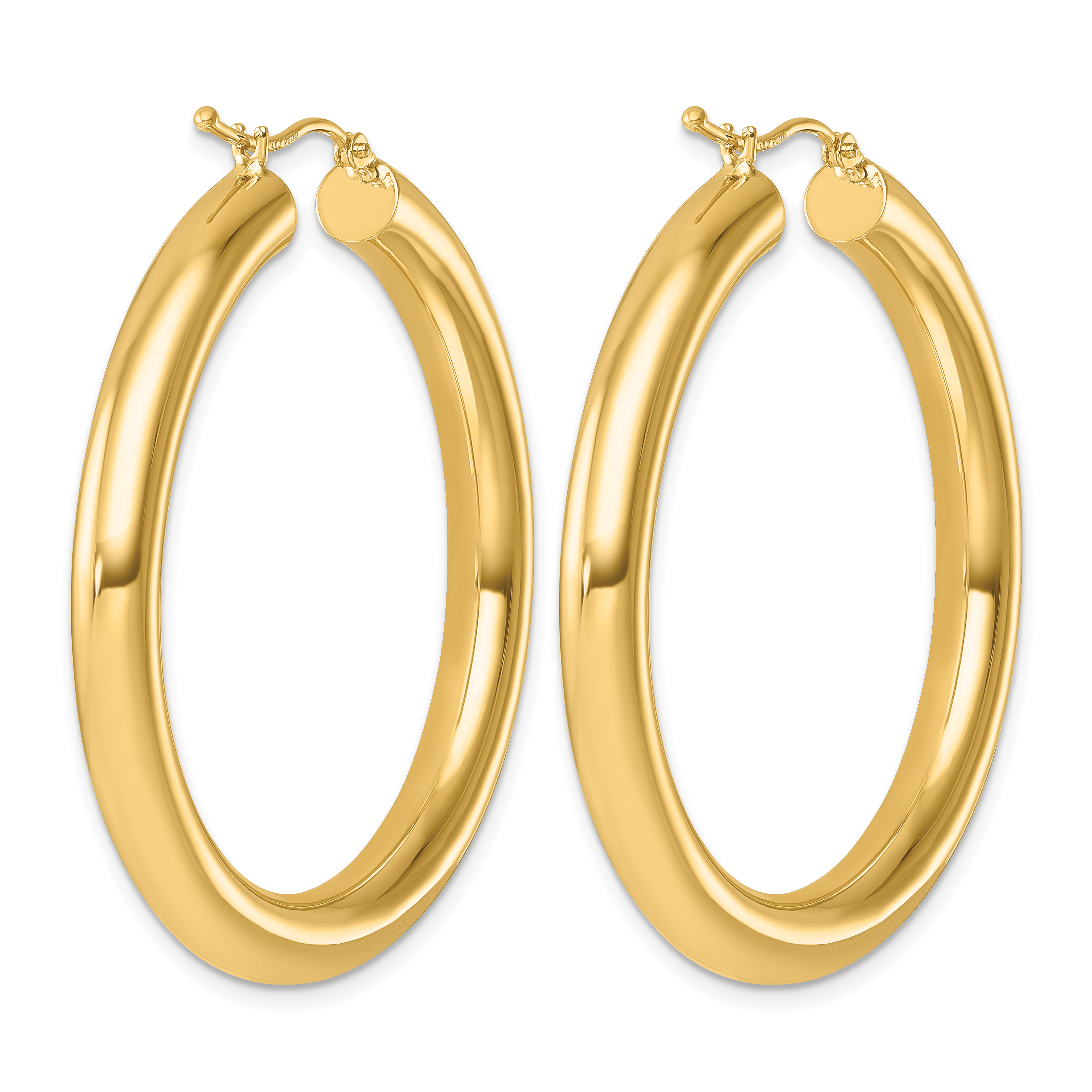  12 mm 14k Yellow Gold Leslie's Gold Classic Polished Hoop Earrings  Unknown Friendly Weight 14K yellow gold - view 164