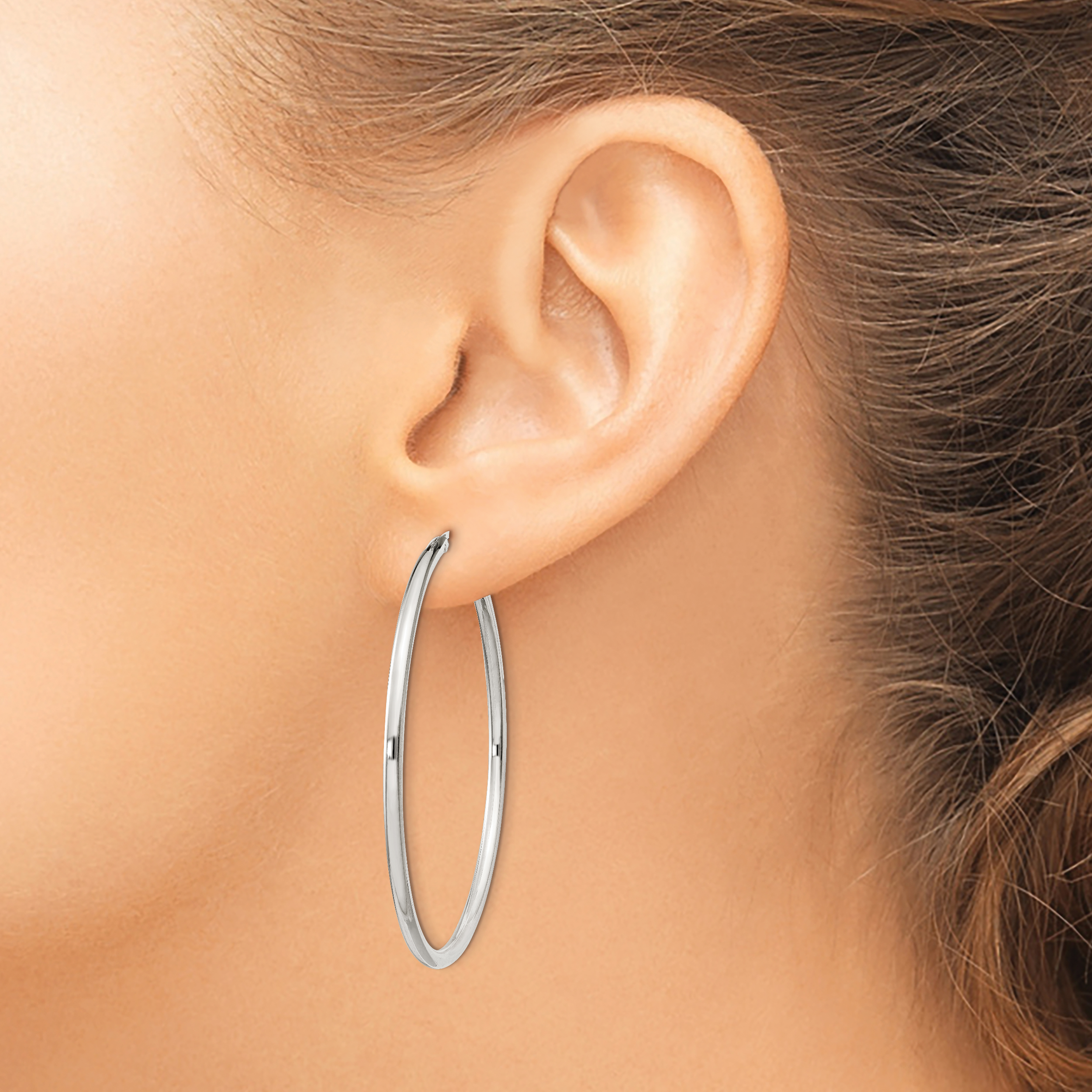  12 mm Sterling Silver 2.0mm Endless Hoop Earrings  Unknown Friendly Weight Sterling Silver - view 38