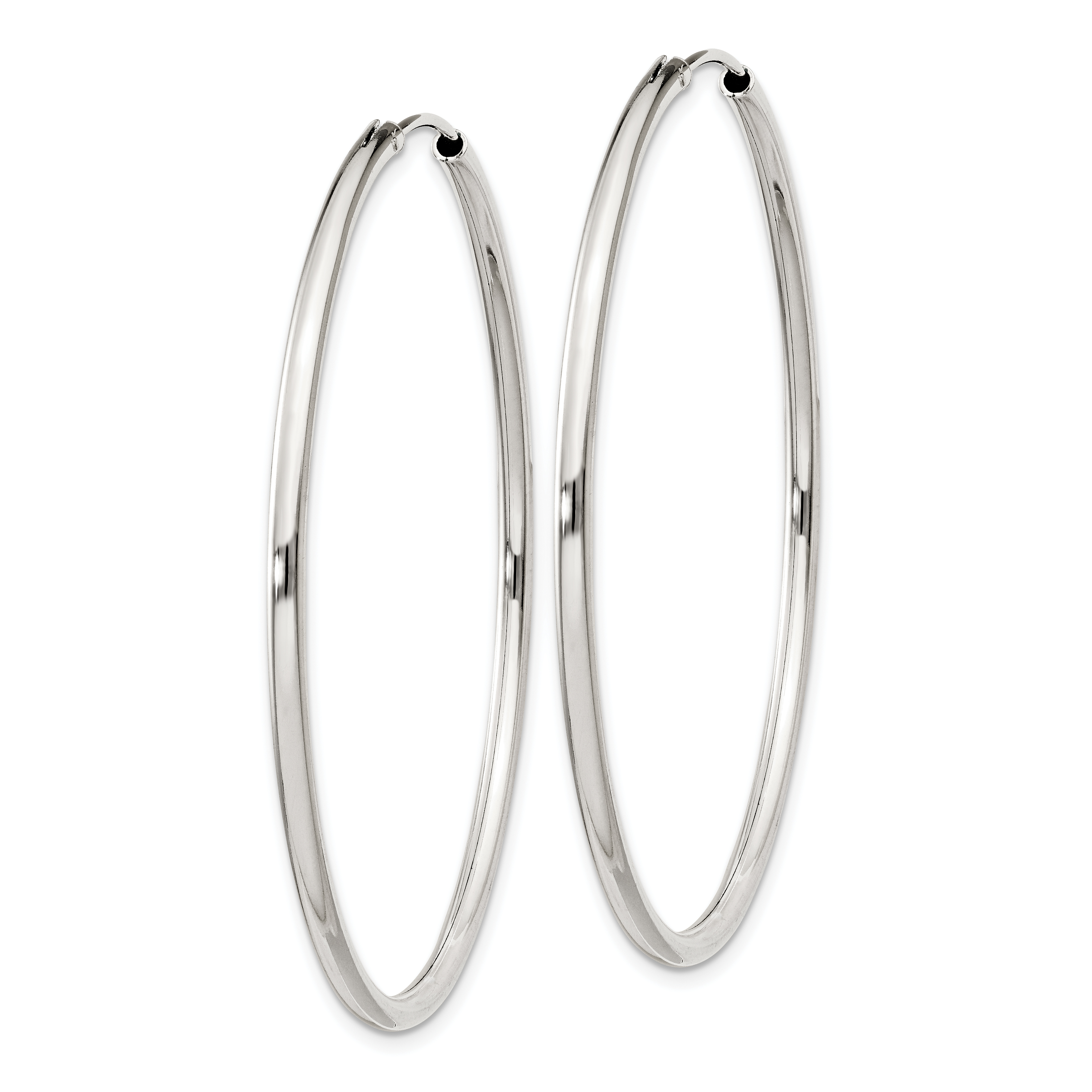  12 mm Sterling Silver 2.0mm Endless Hoop Earrings  Unknown Friendly Weight Sterling Silver - view 41