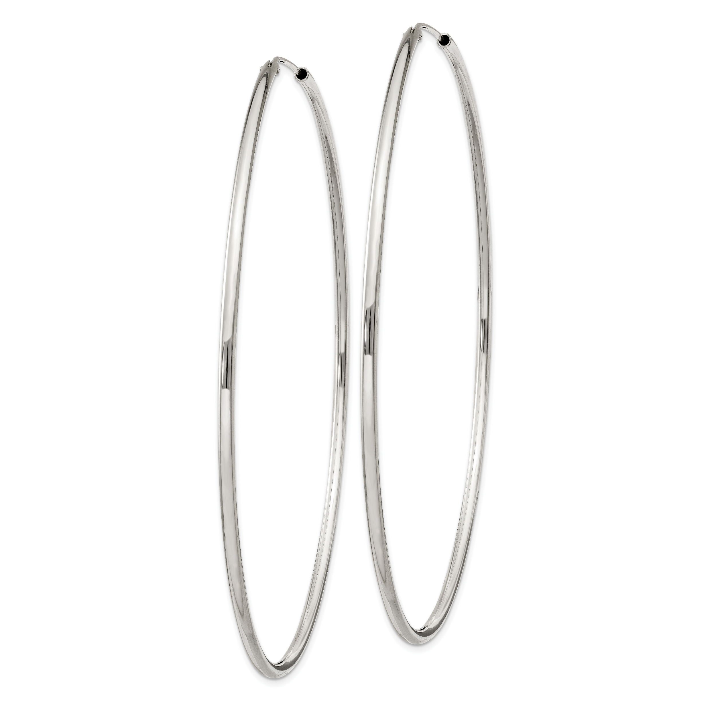  12 mm Sterling Silver 2.0mm Endless Hoop Earrings  Unknown Friendly Weight Sterling Silver - view 53