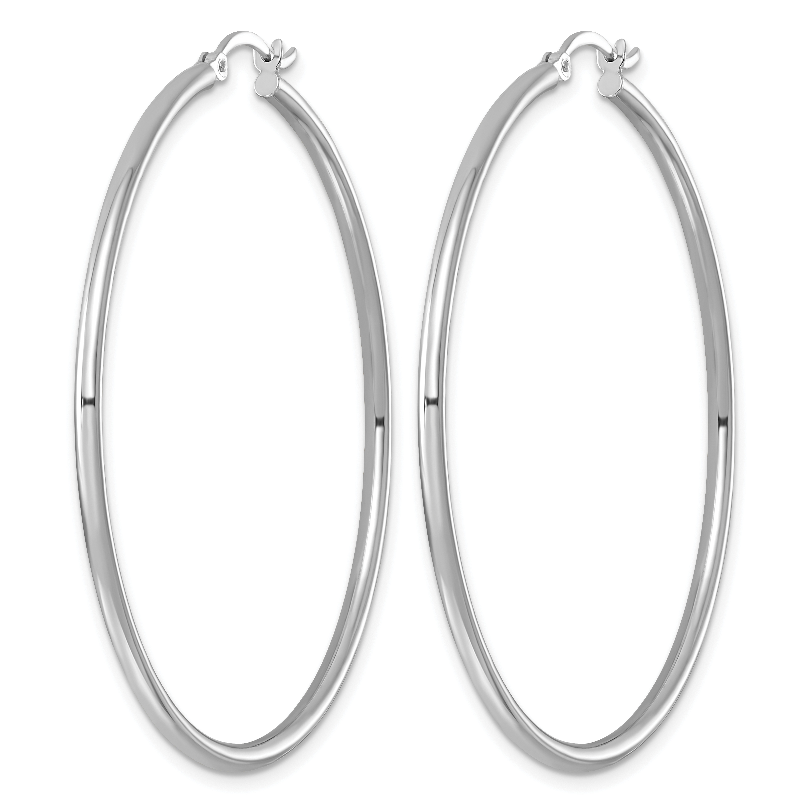  14 mm Sterling Silver 2.0mm Hoop Earrings  Unknown Friendly Weight Sterling Silver - view 45