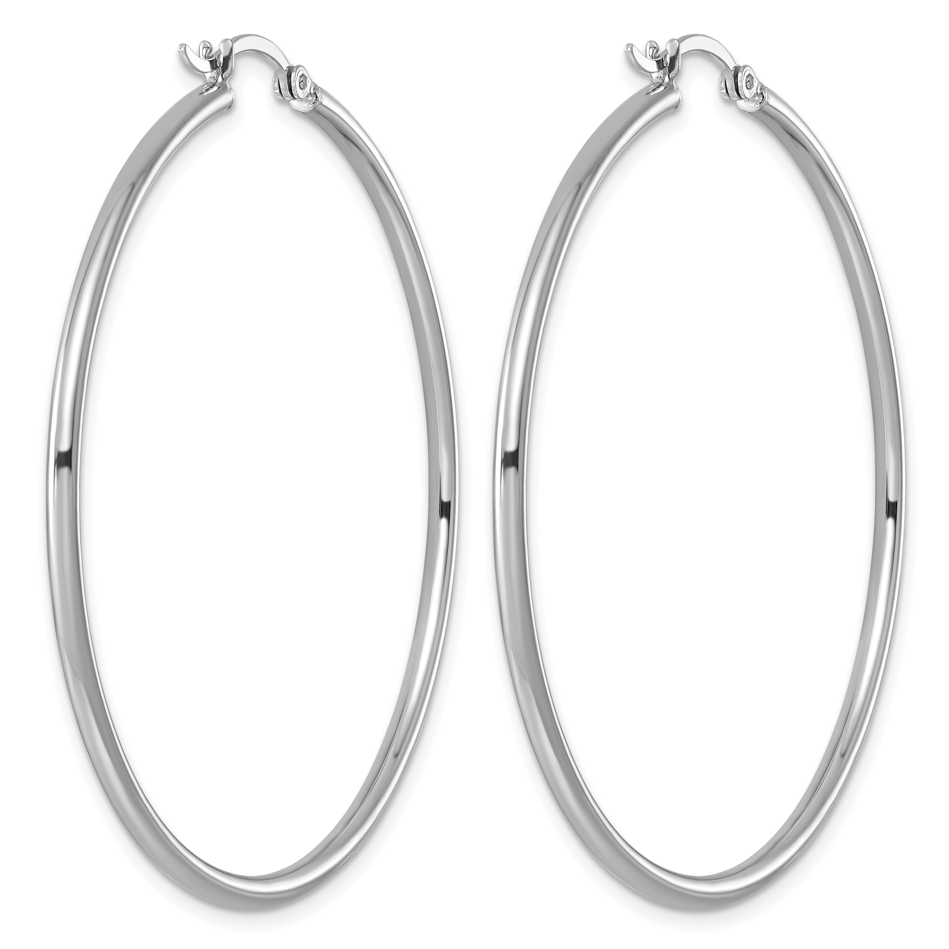  14 mm Sterling Silver 2.0mm Hoop Earrings  Unknown Friendly Weight Sterling Silver - view 47
