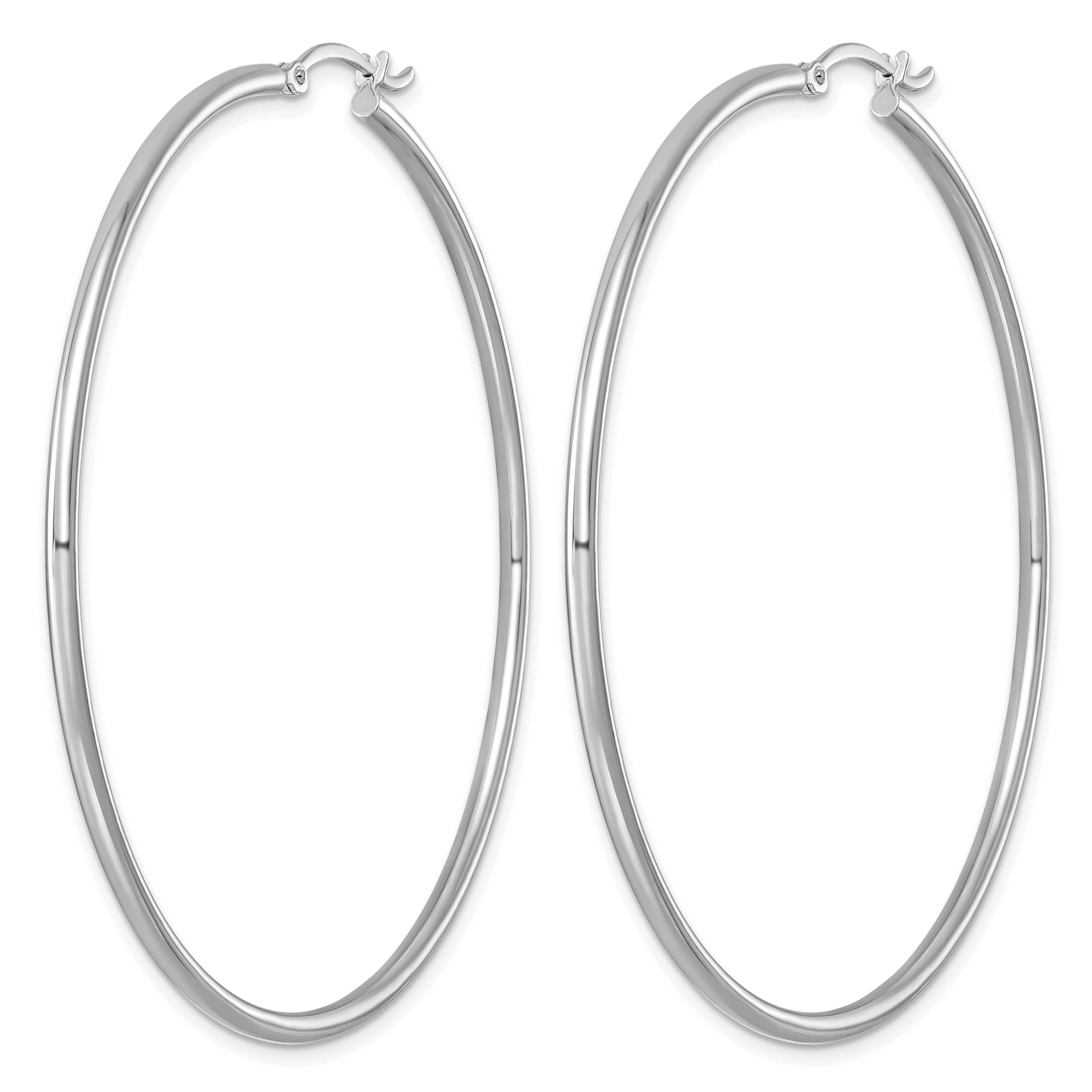  14 mm Sterling Silver 2.0mm Hoop Earrings  Unknown Friendly Weight Sterling Silver - view 55
