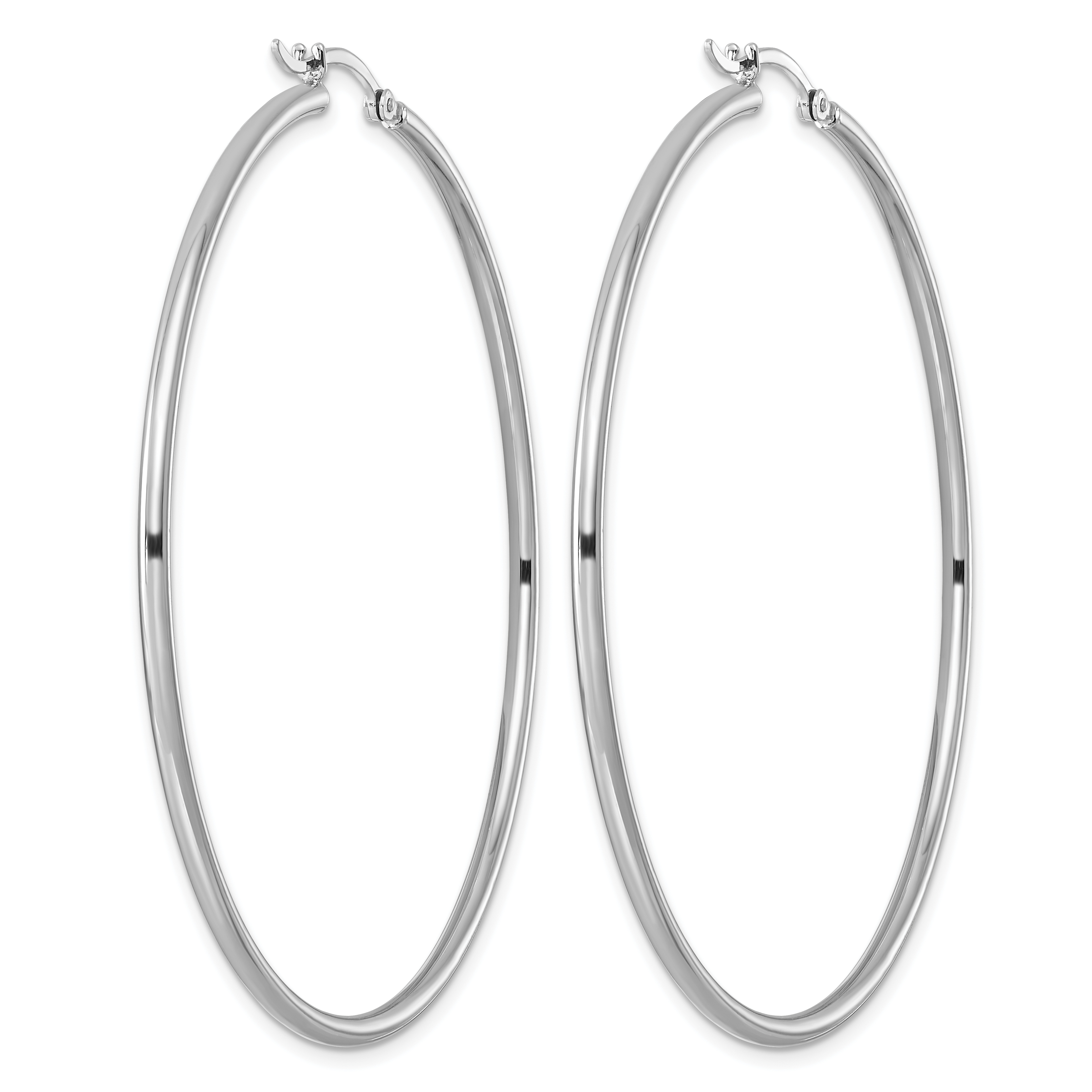  14 mm Sterling Silver 2.0mm Hoop Earrings  Unknown Friendly Weight Sterling Silver - view 57