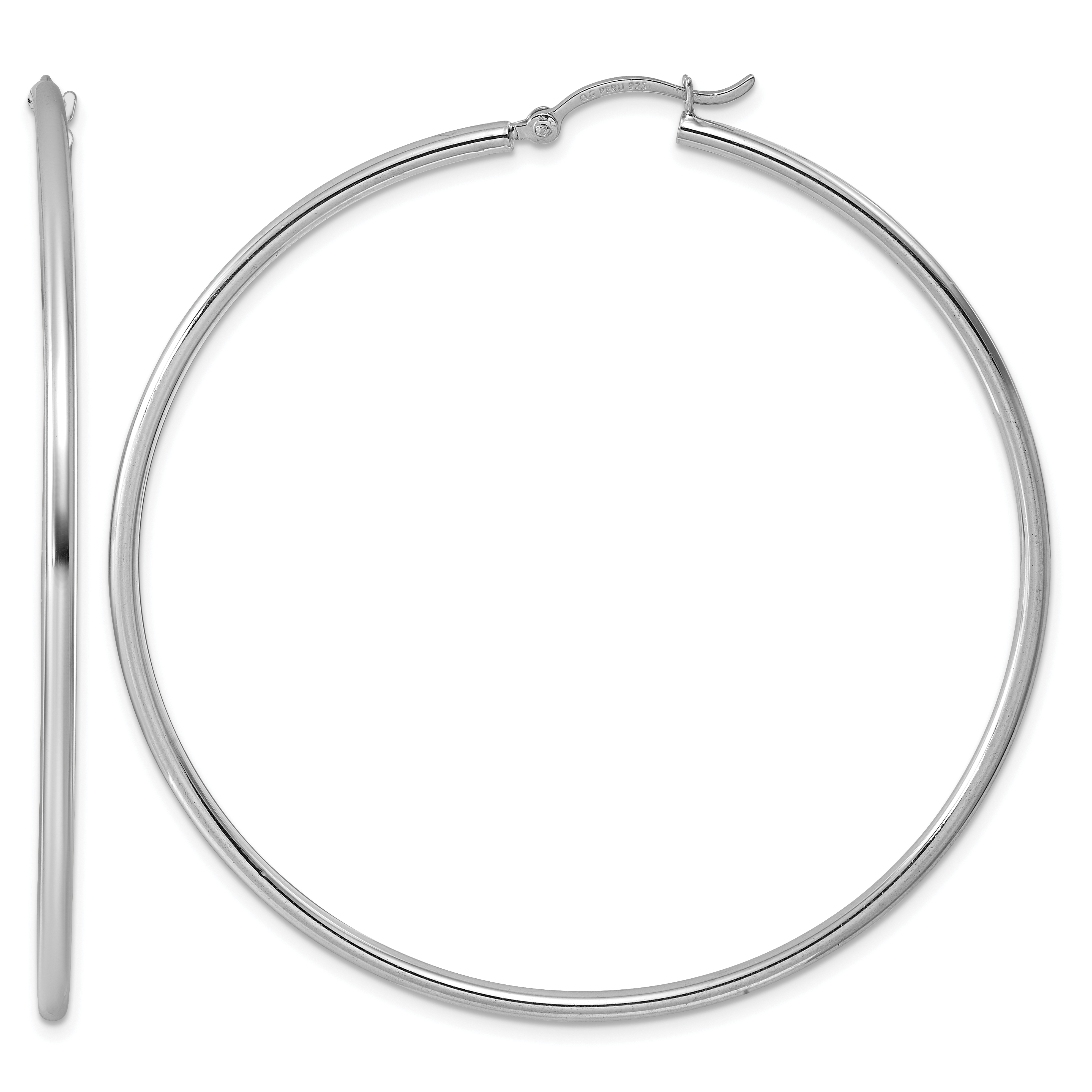  14 mm Sterling Silver 2.0mm Hoop Earrings  Unknown Friendly Weight Sterling Silver - view 59