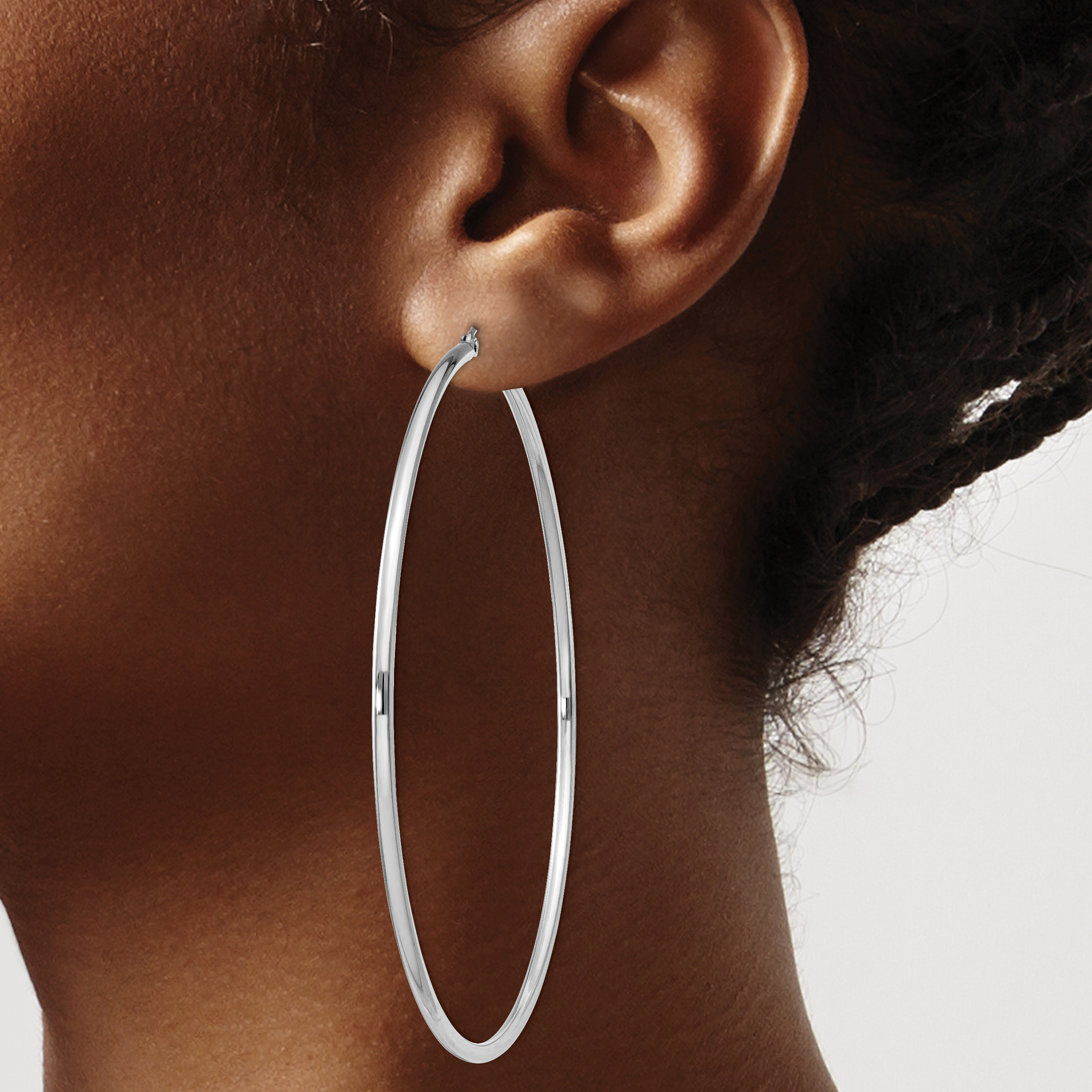 14 mm Sterling Silver 2.0mm Hoop Earrings  Unknown Friendly Weight Sterling Silver - view 66
