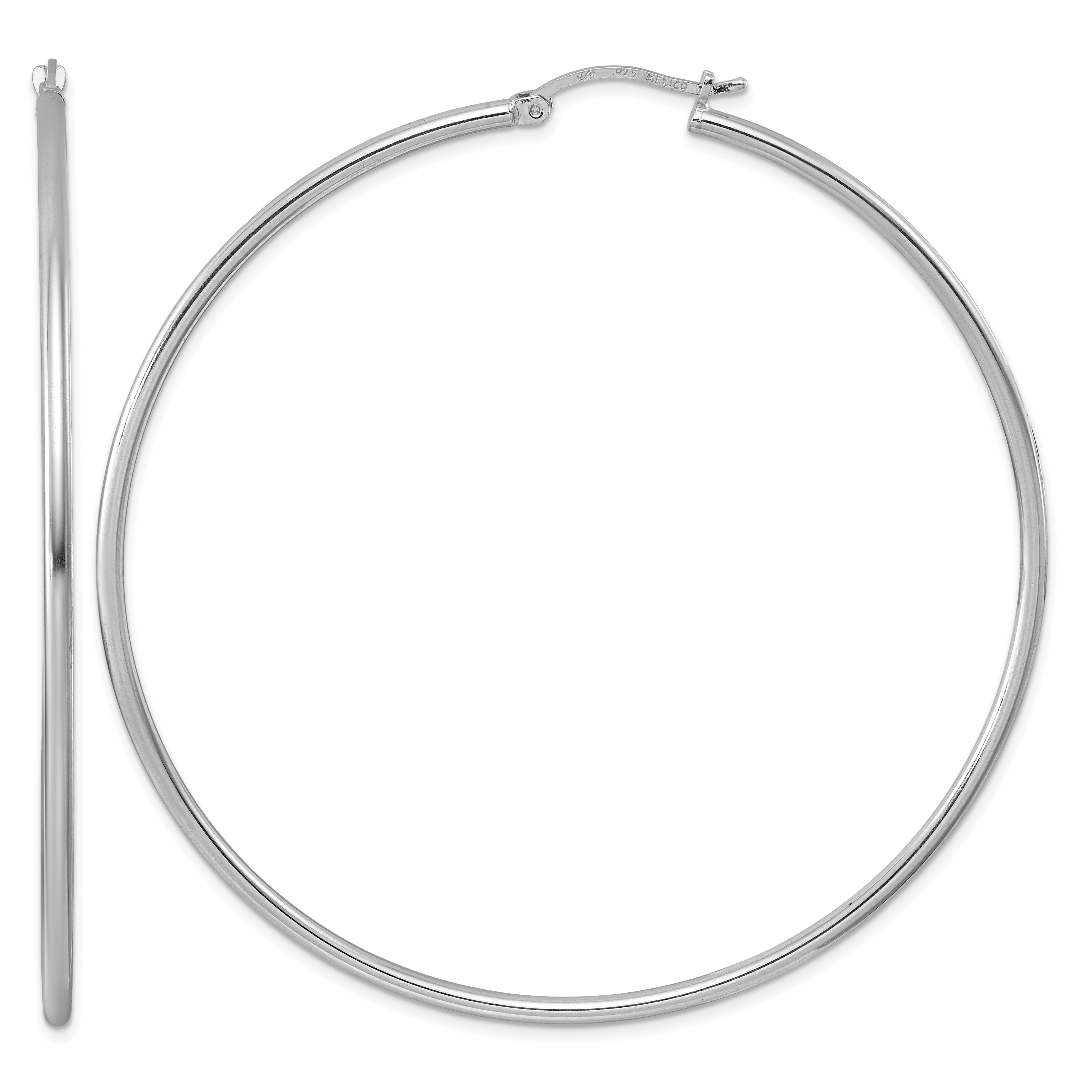  14 mm Sterling Silver 2.0mm Hoop Earrings  Unknown Friendly Weight Sterling Silver - view 69