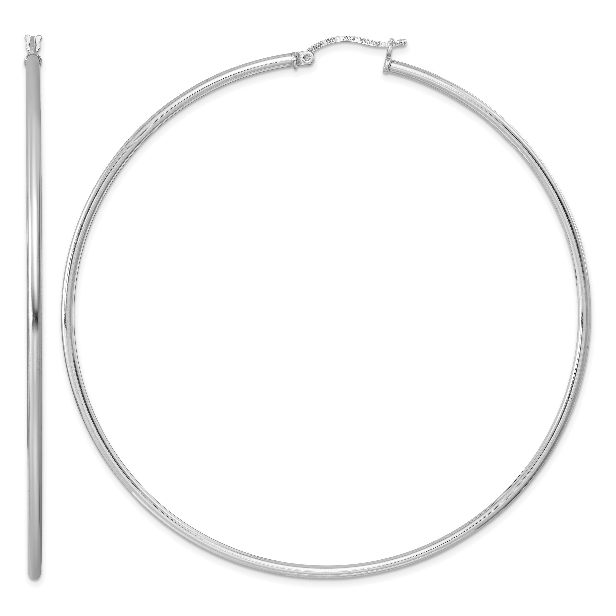  14 mm Sterling Silver 2.0mm Hoop Earrings  Unknown Friendly Weight Sterling Silver - view 74