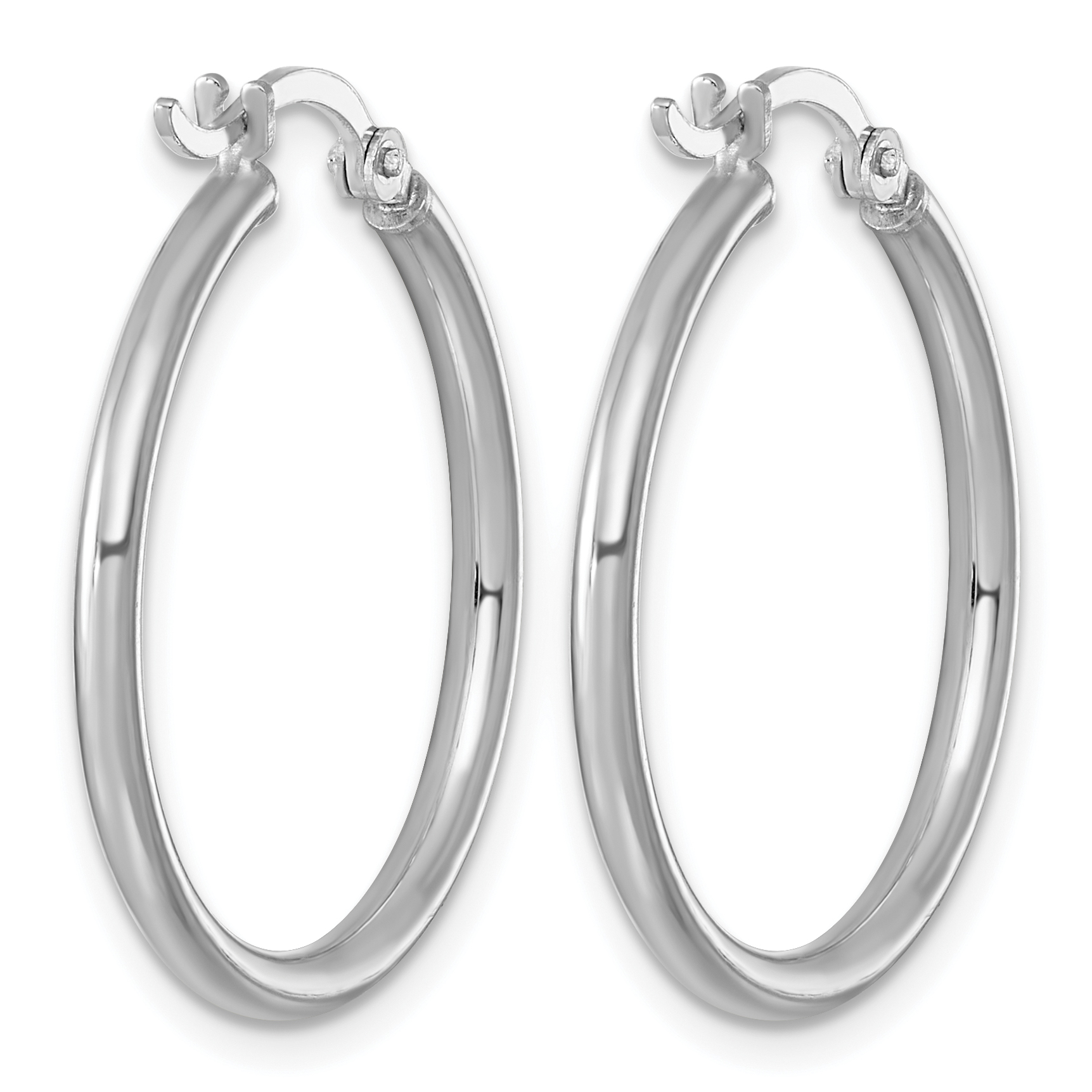  14 mm Sterling Silver 2.0mm Hoop Earrings  Unknown Friendly Weight Sterling Silver - view 22